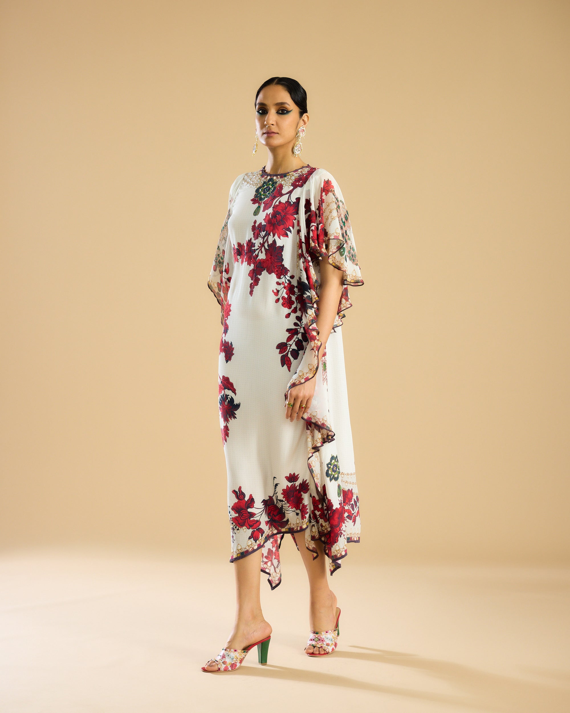 Nizam : Fazluna - Ivory/Red