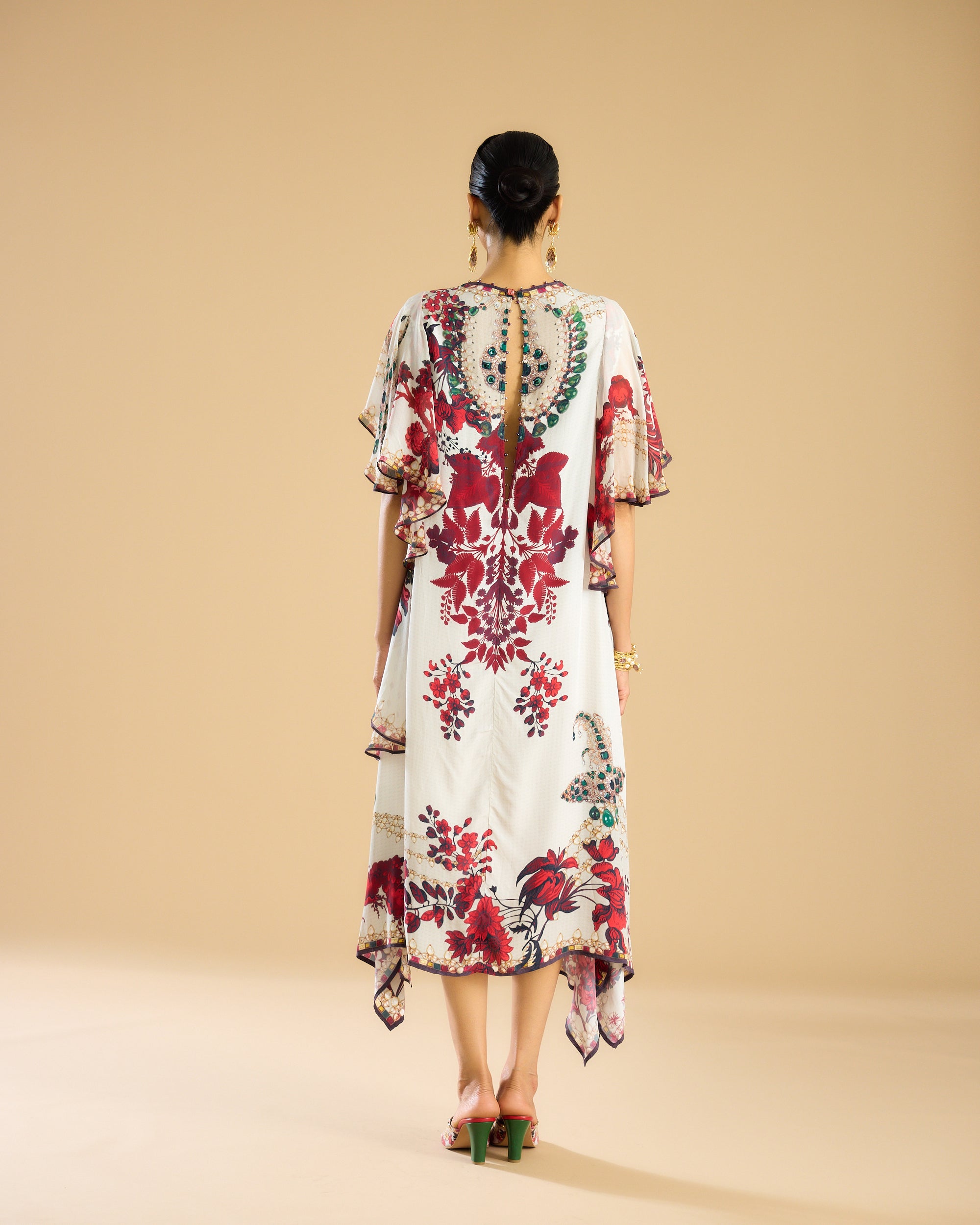 Nizam : Fazluna - Ivory/Red