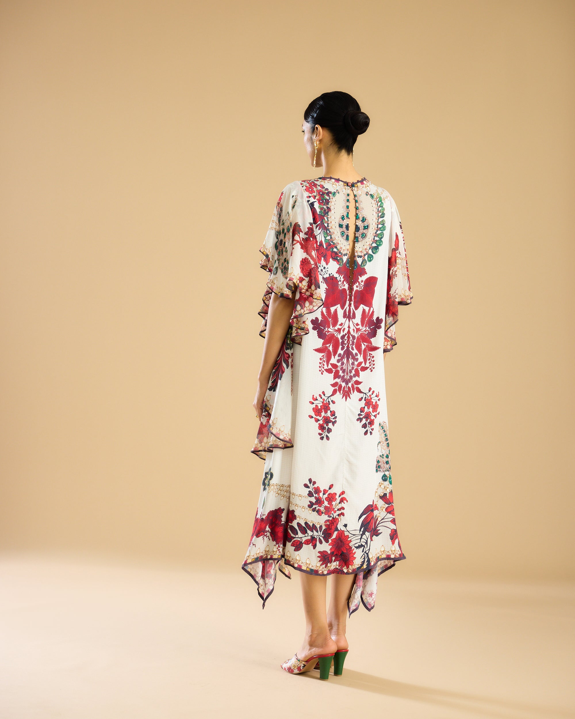 Nizam : Fazluna - Ivory/Red