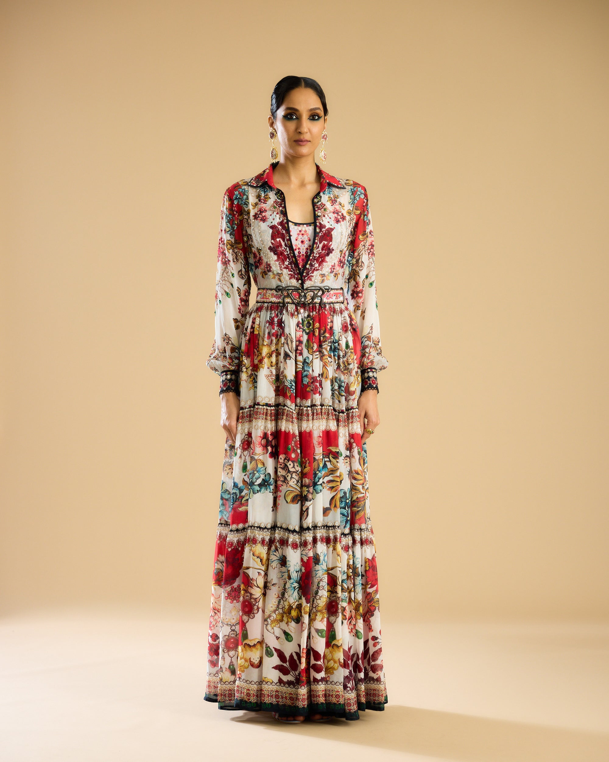 Nizam : Taia - Ivory/Red