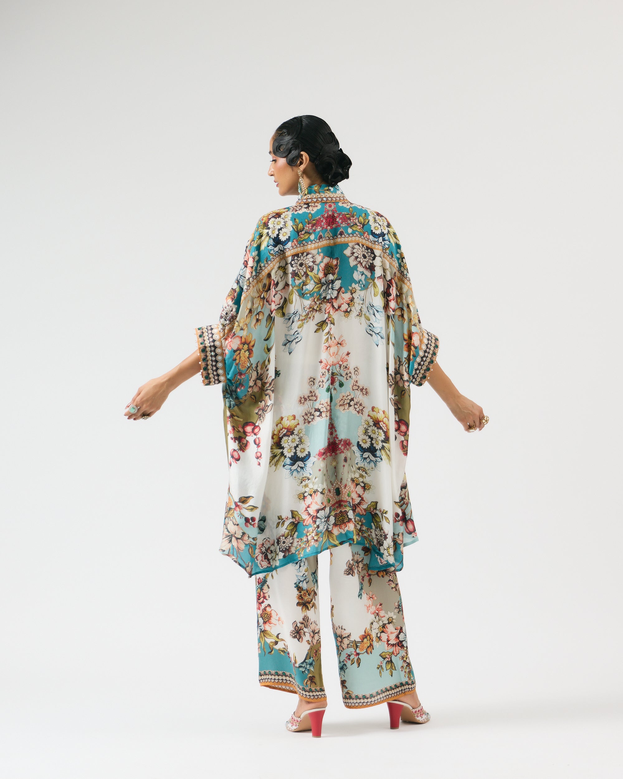 Nizam : Kamara - Ivory/Aqua