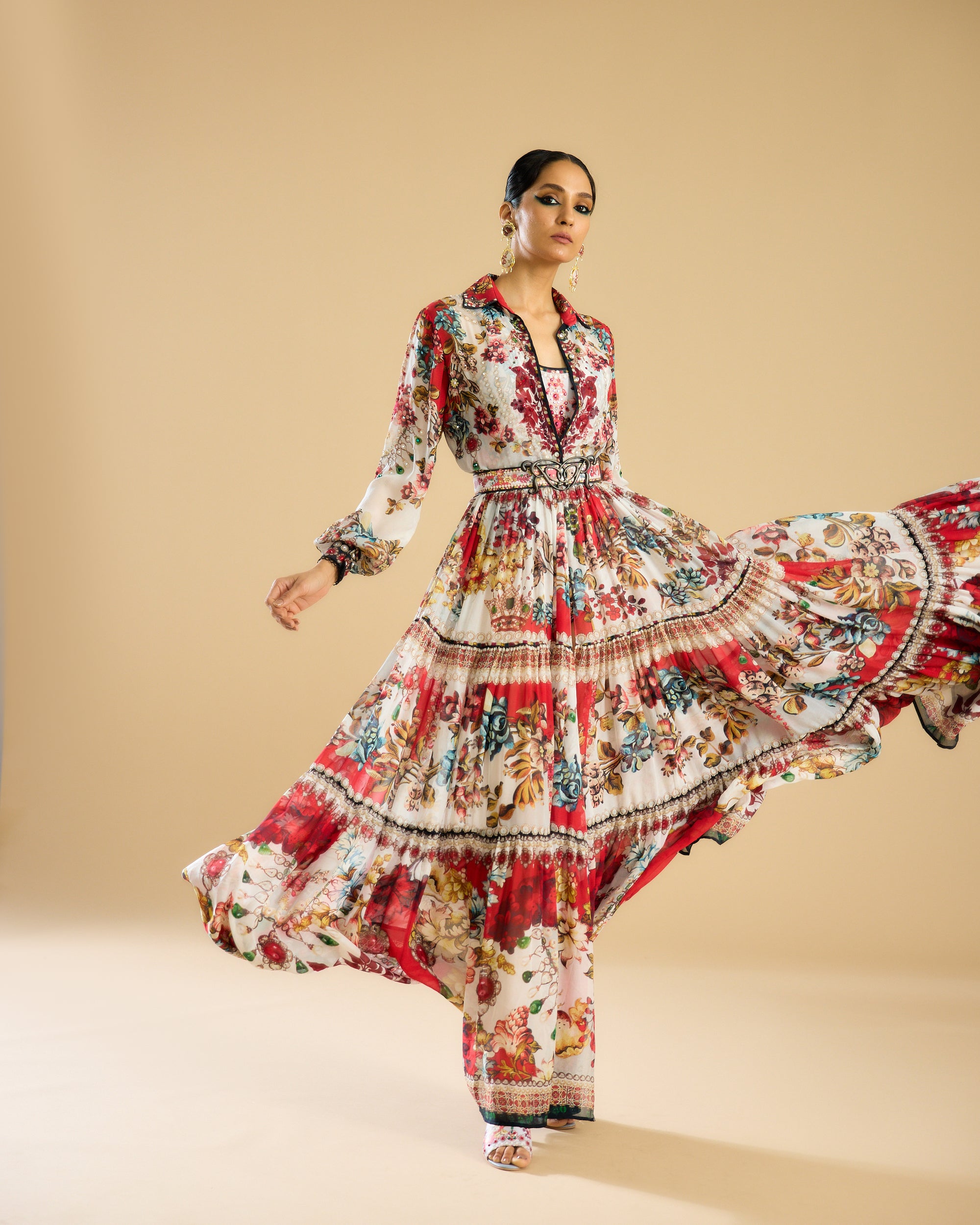 Nizam : Taia - Ivory/Red