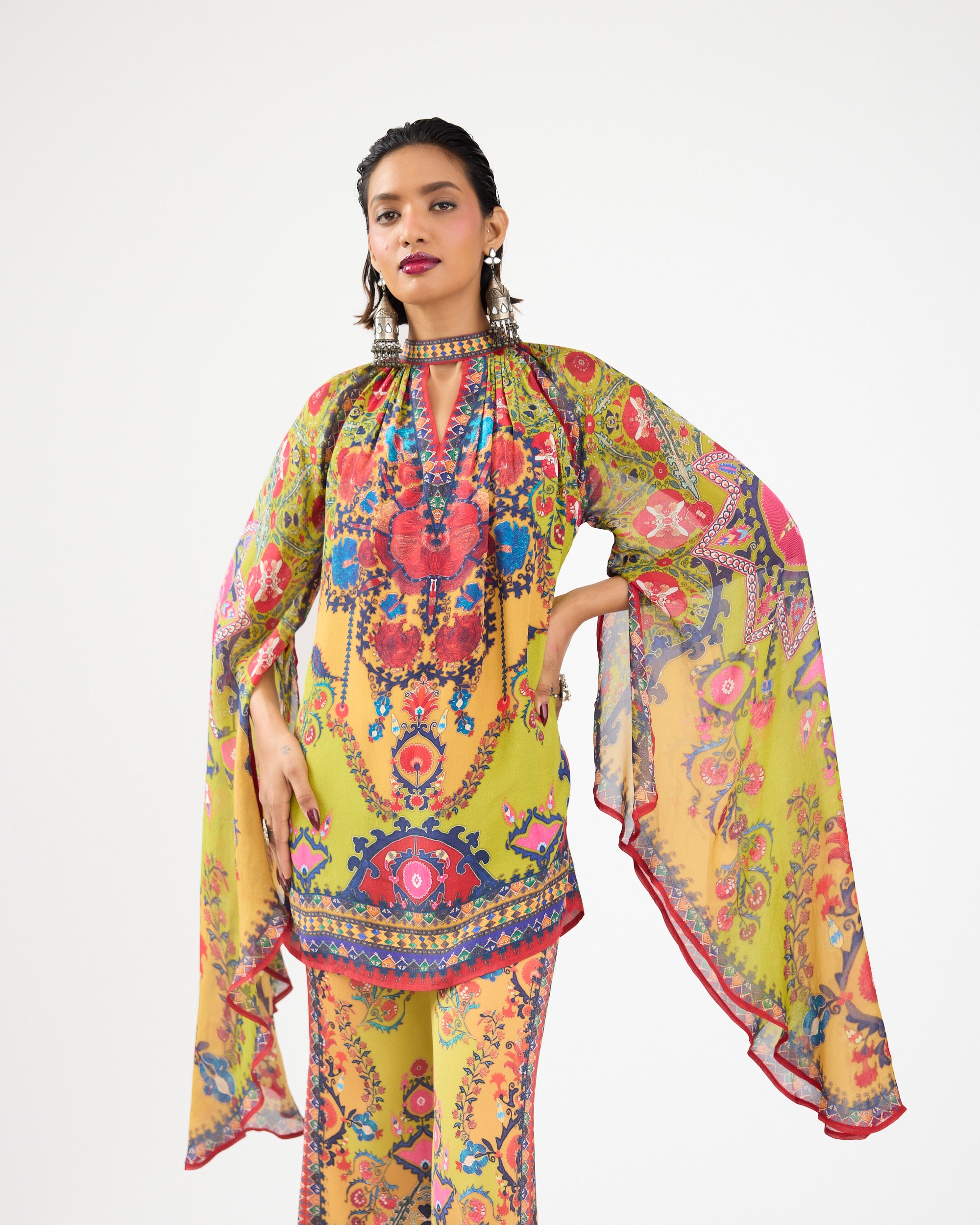 A Bukhara Summer : Misba - Lime/Mustard