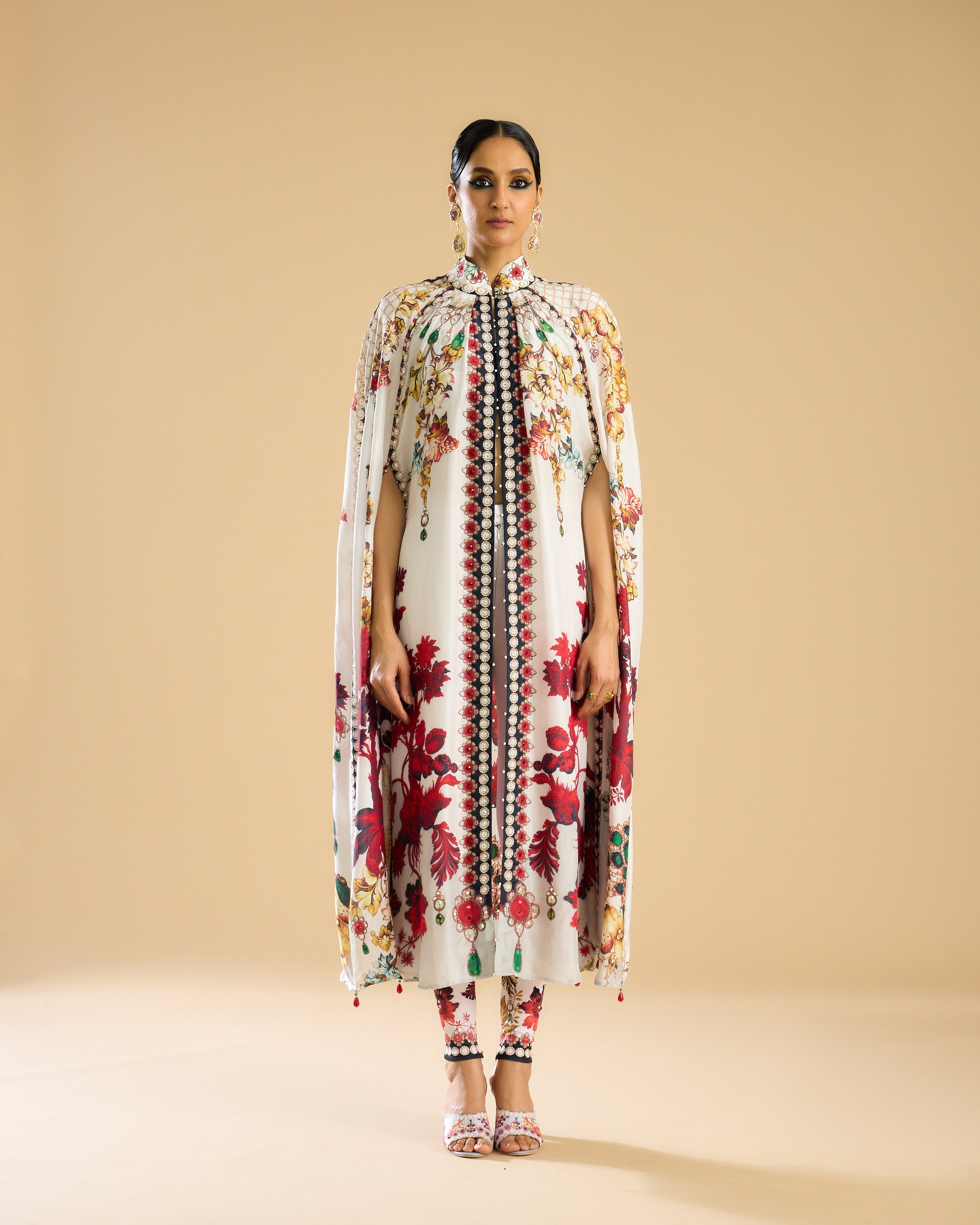 Nizam : Kandisa - Ivory/Red