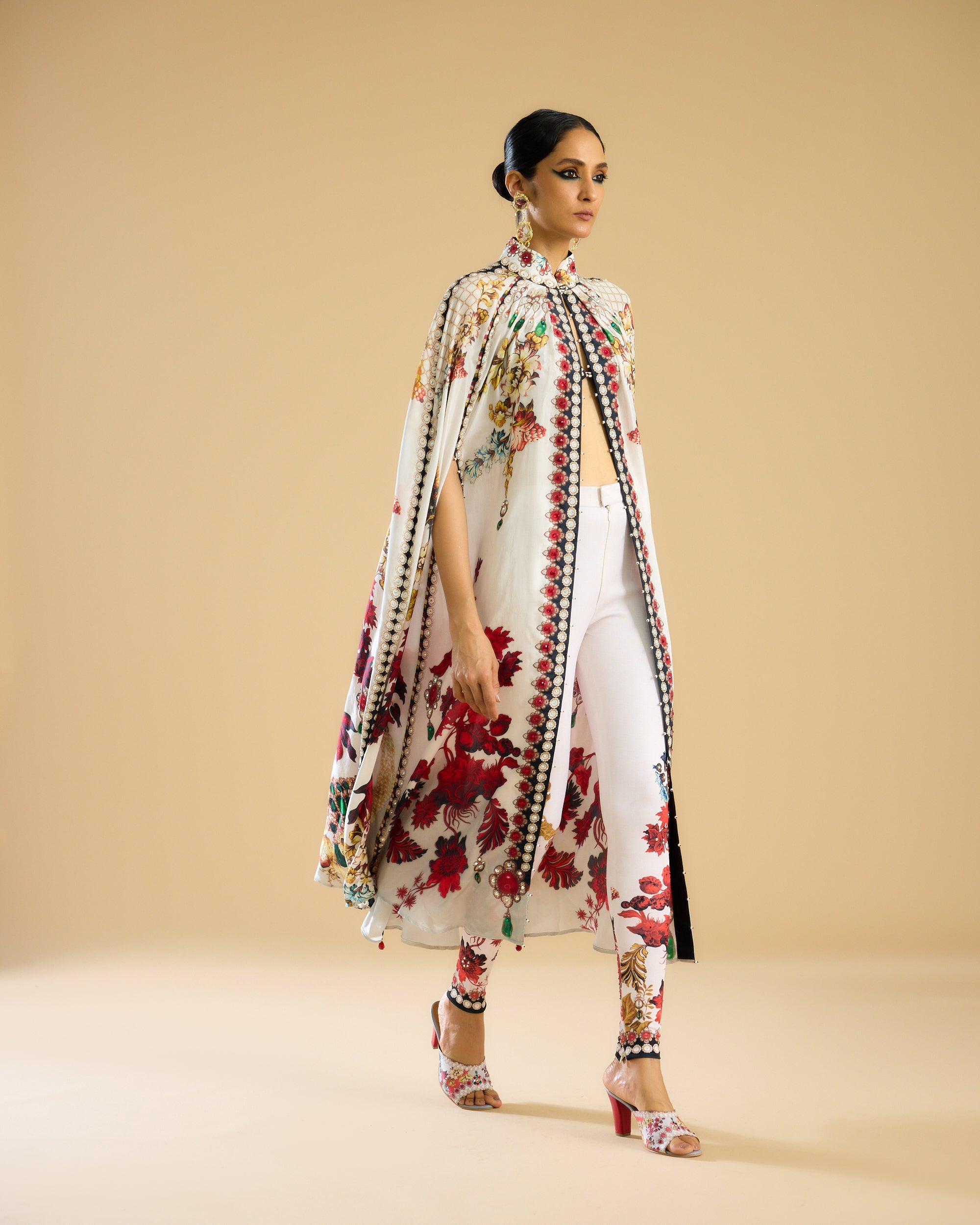 Nizam : Kandisa - Ivory/Red
