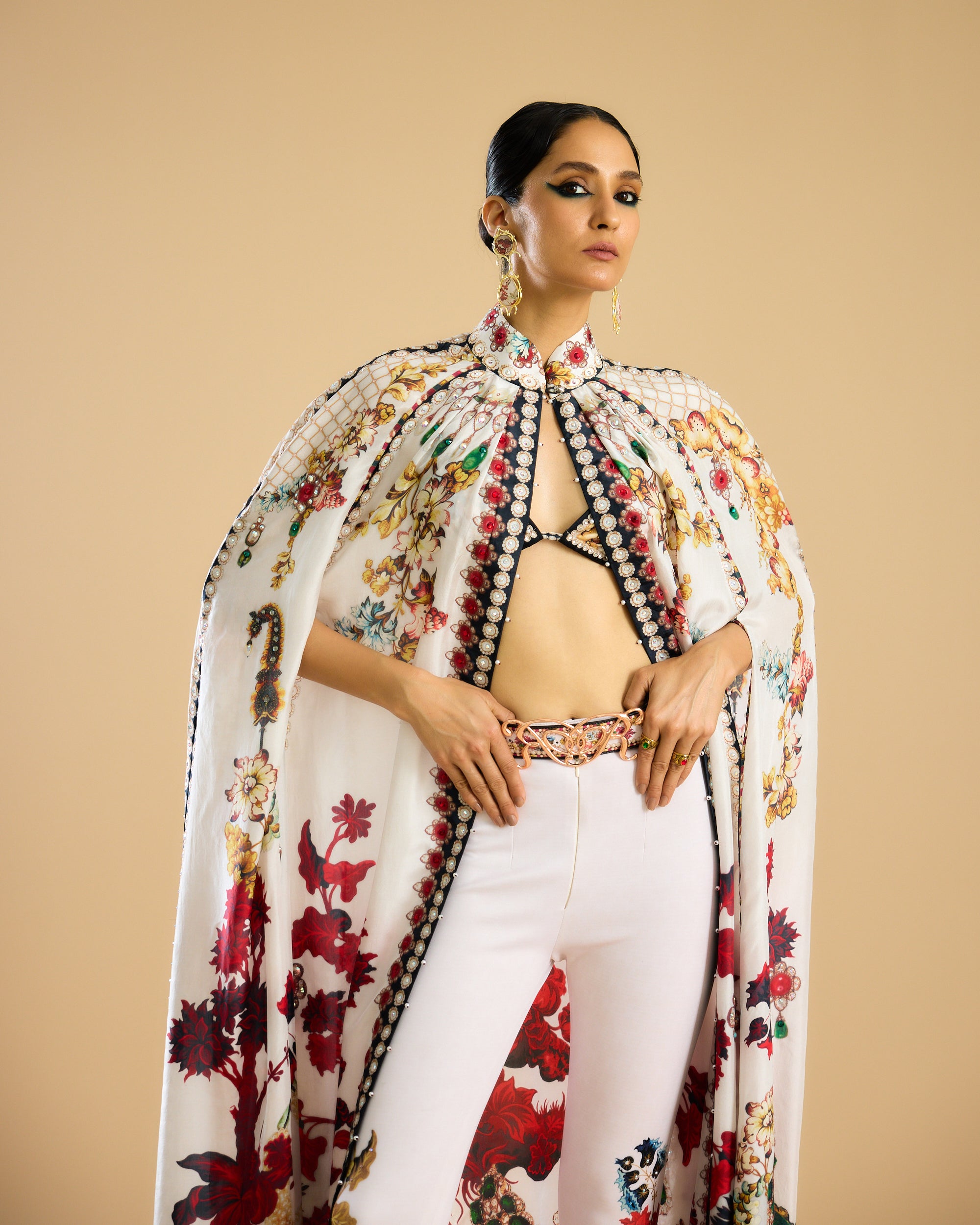Nizam : Kandisa - Ivory/Red