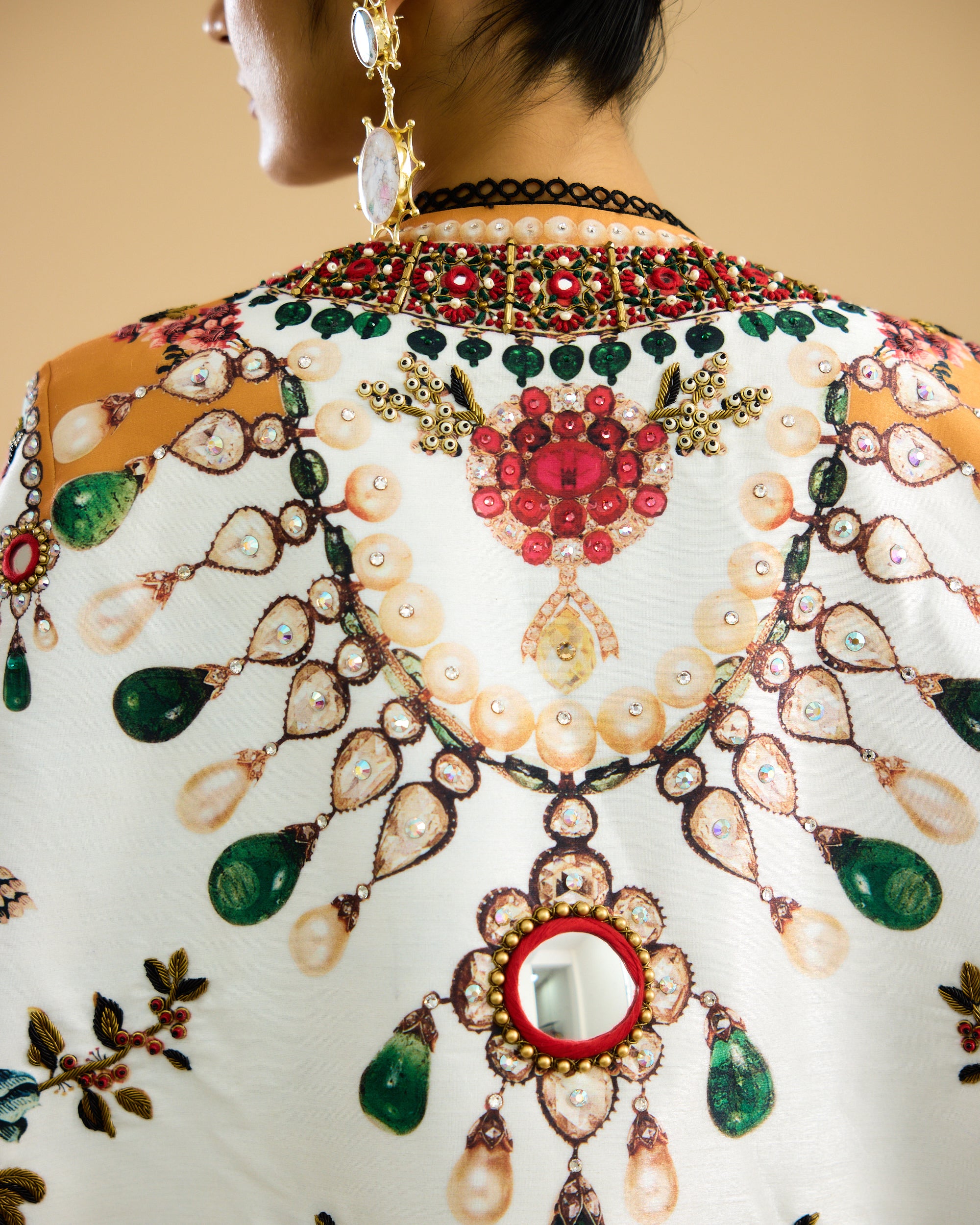 Nizam : Madina/Dasha - Ivory/Aqua