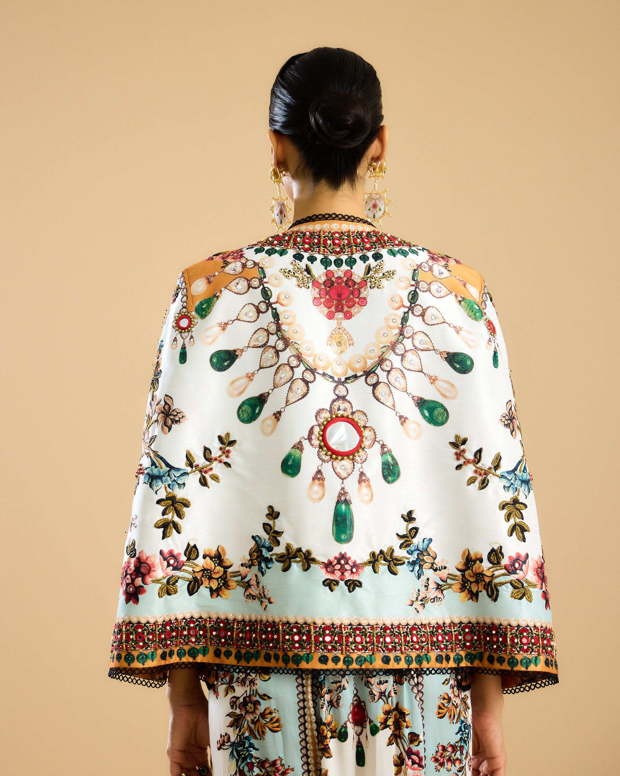 Nizam : Madina - Ivory/Aqua