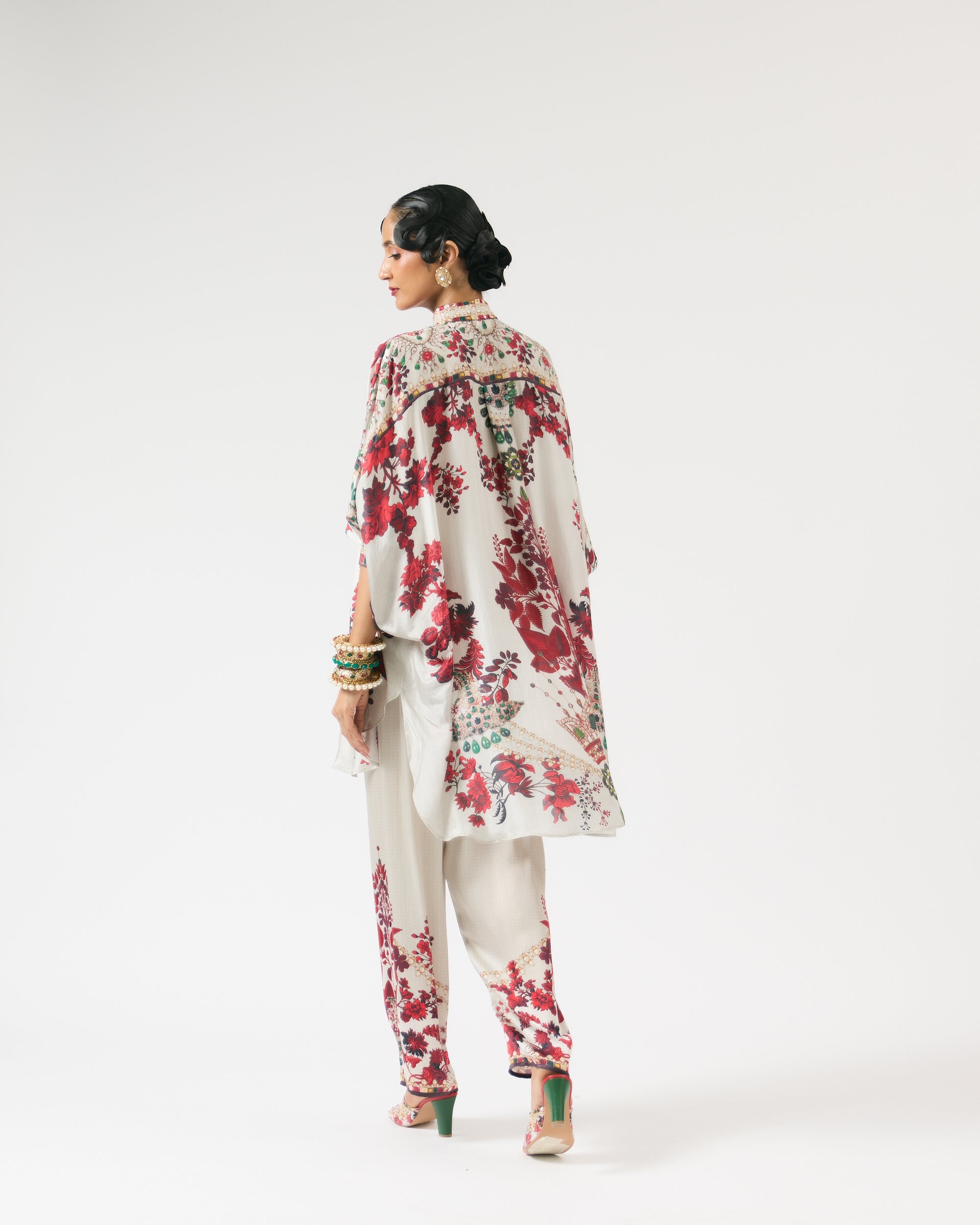 Nizam : Mabel - Ivory/Red
