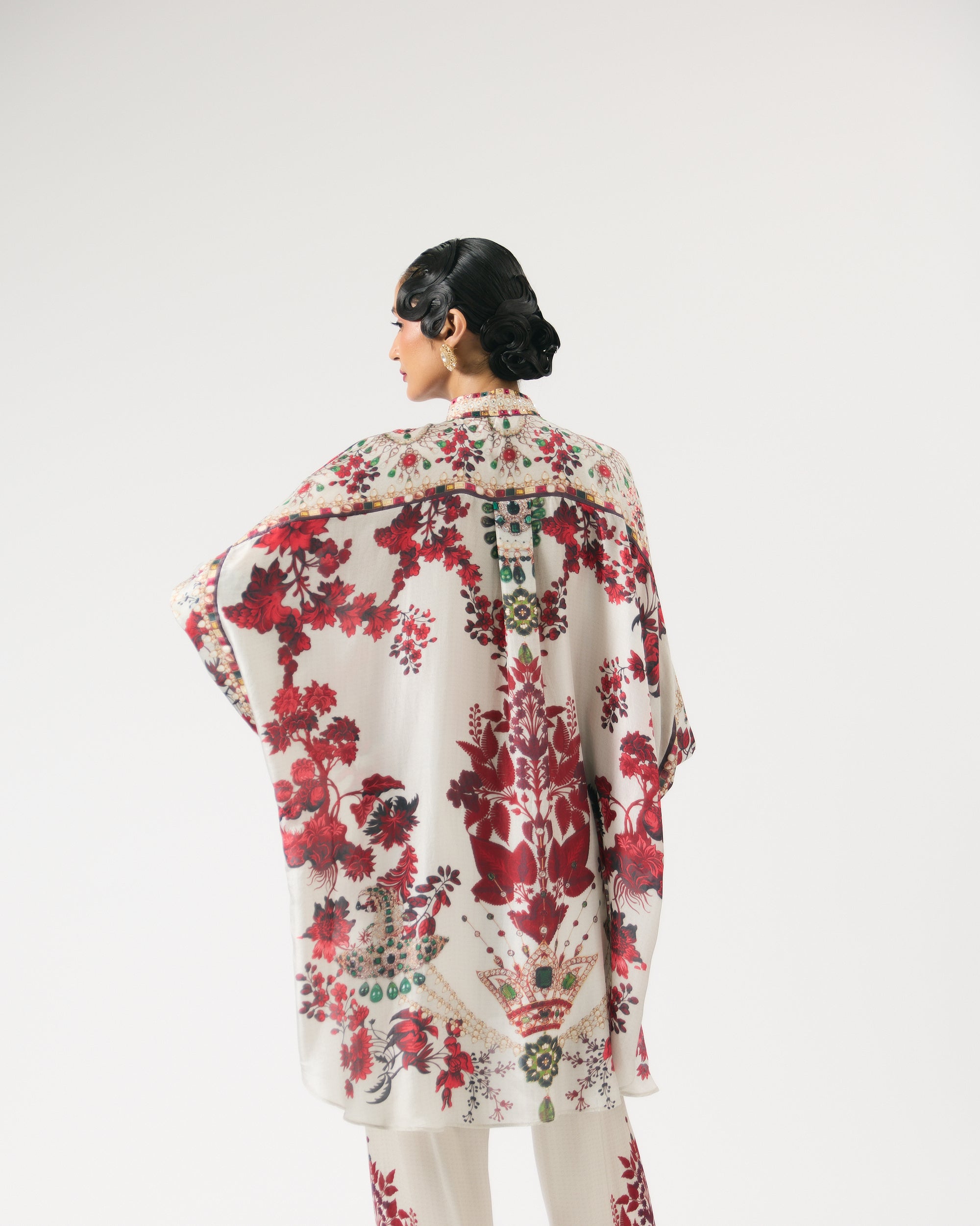 Nizam : Mabel - Ivory/Red
