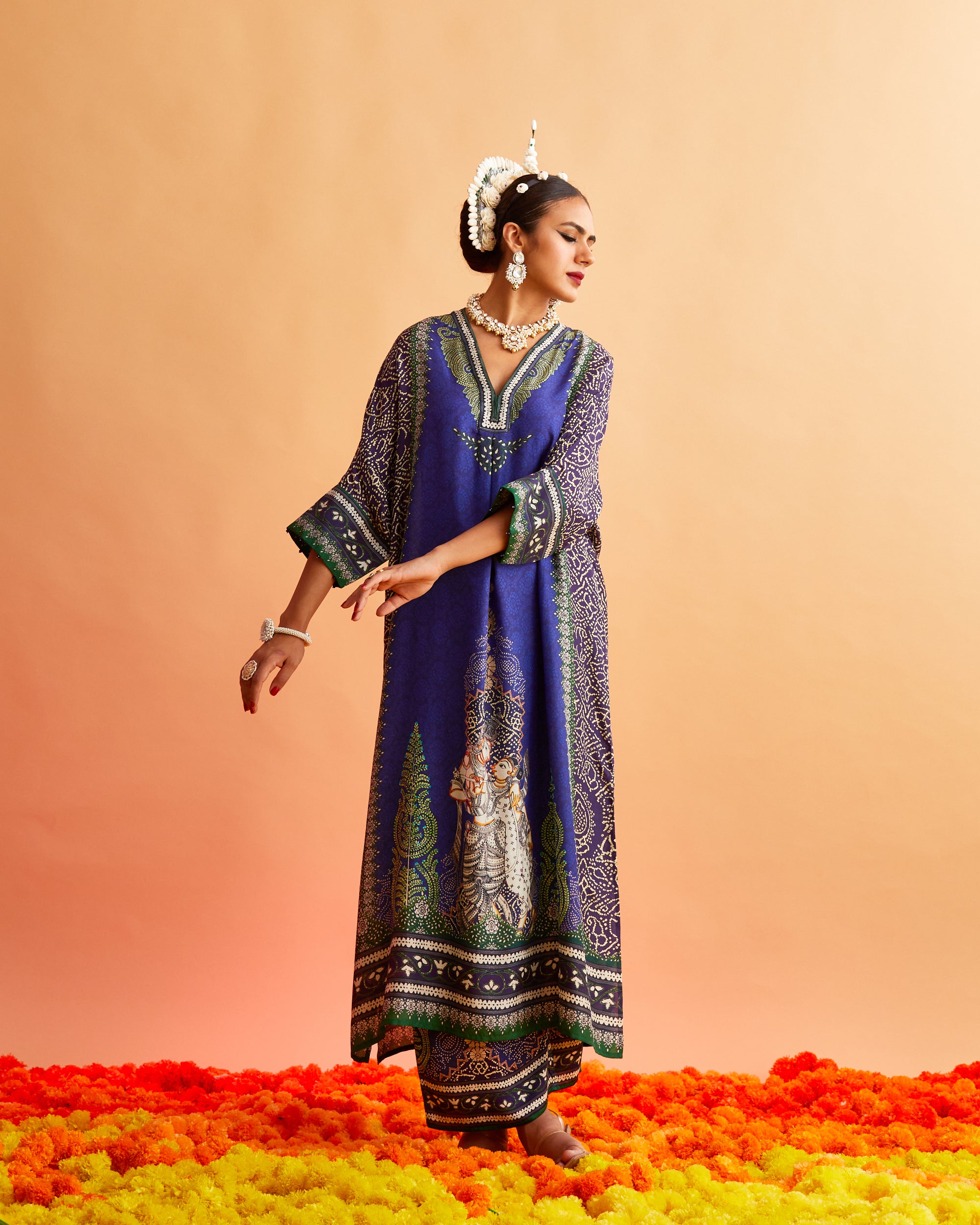 Ganjam : Banera - Navy/Purple