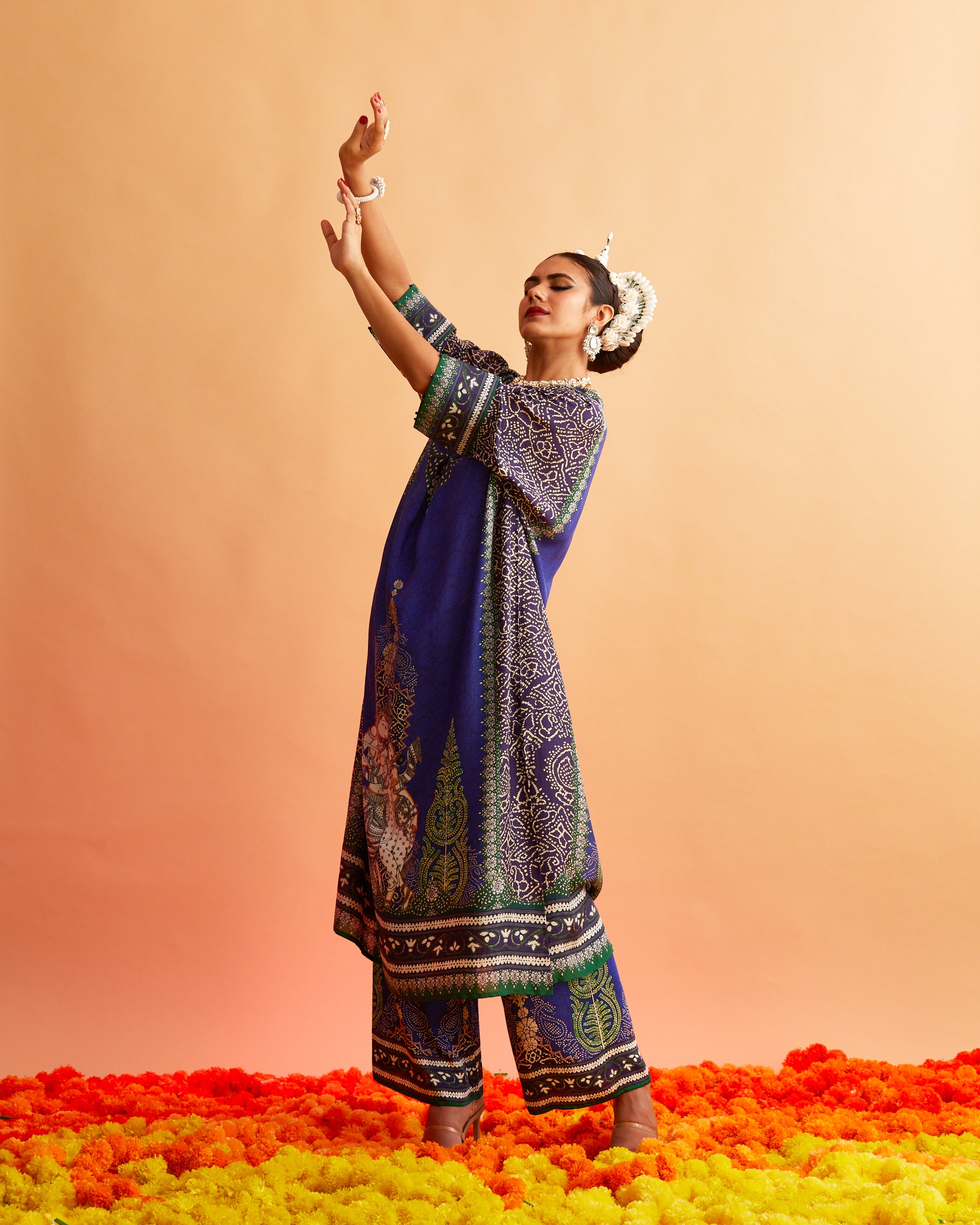Ganjam : Banera - Navy/Purple