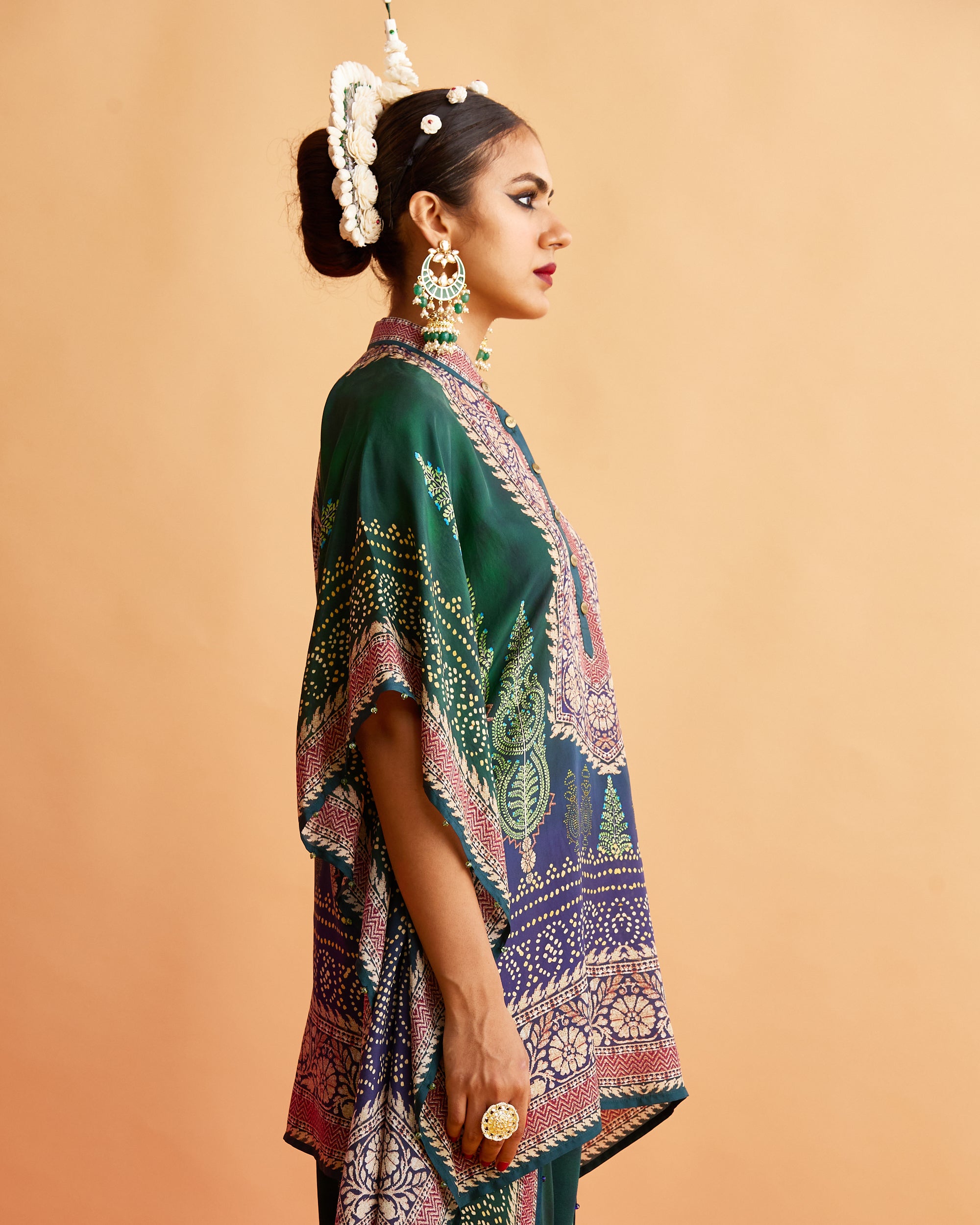 Ganjam : Manju/Sonth - Emerald/Navy