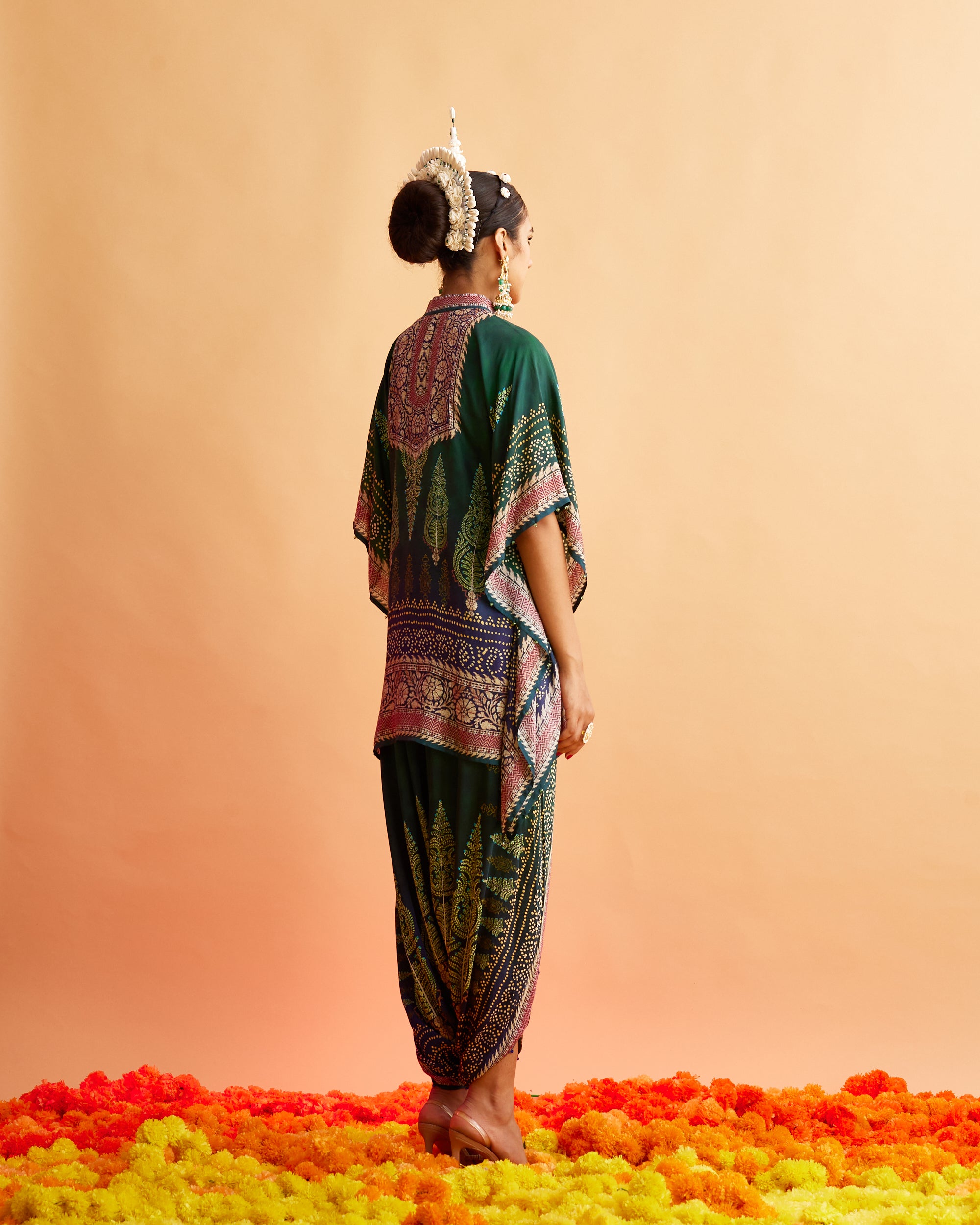Ganjam : Manju/Sonth - Emerald/Navy