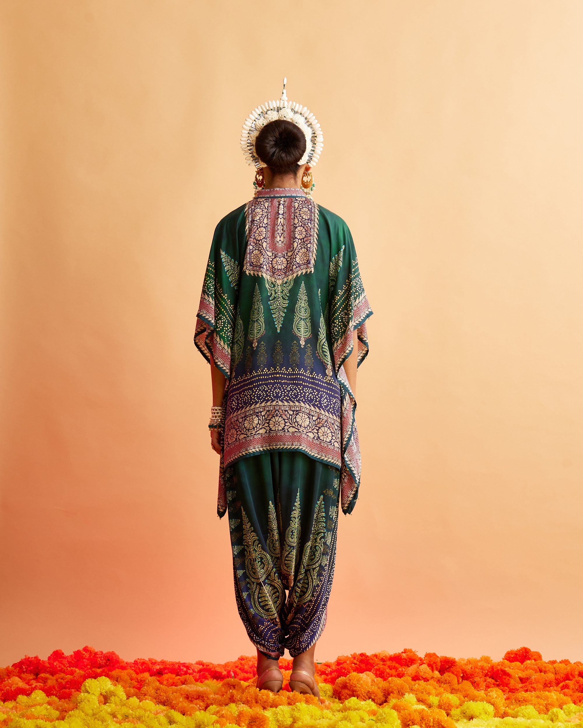 Ganjam : Manju/Sonth - Emerald/Navy