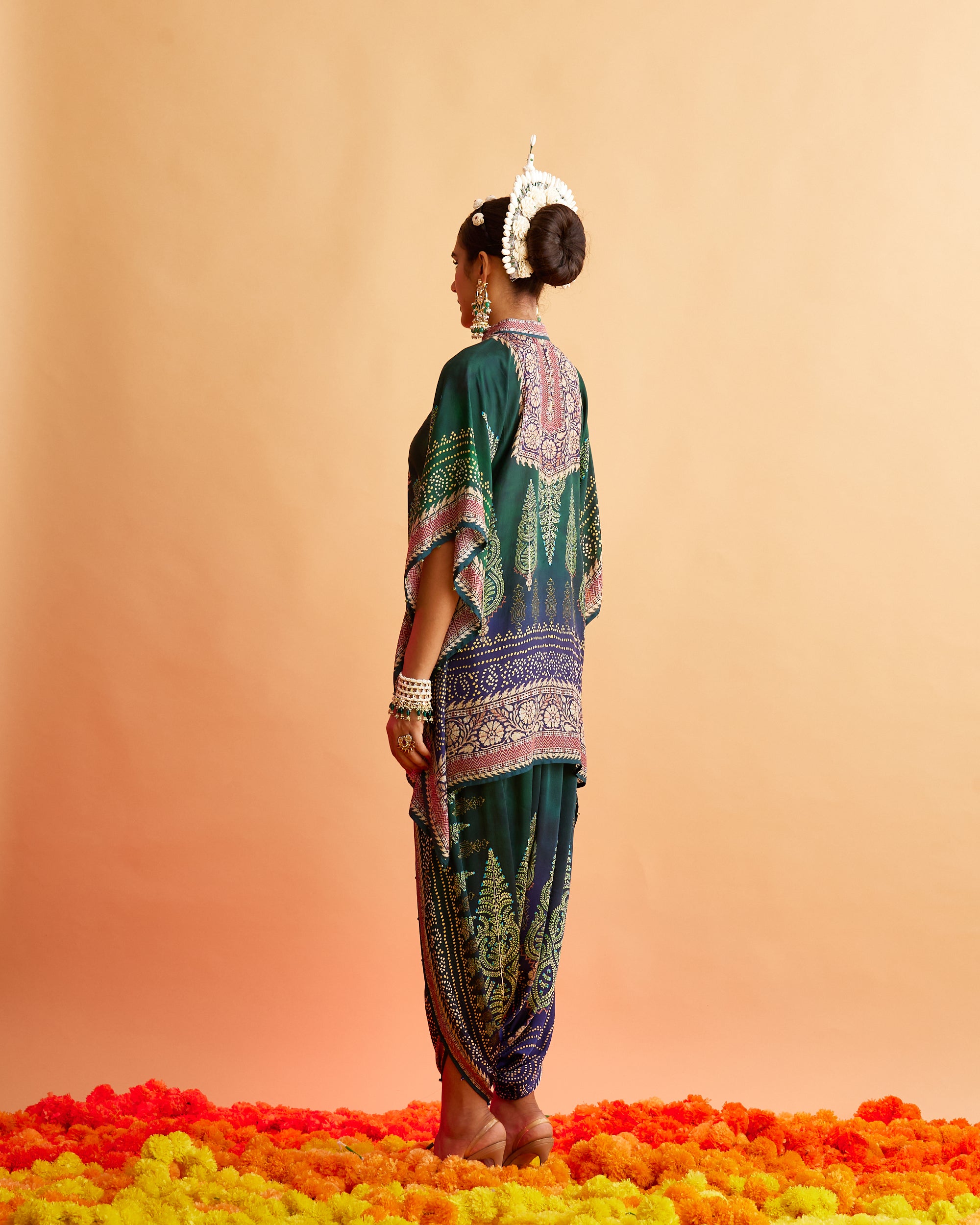 Ganjam : Manju/Sonth - Emerald/Navy