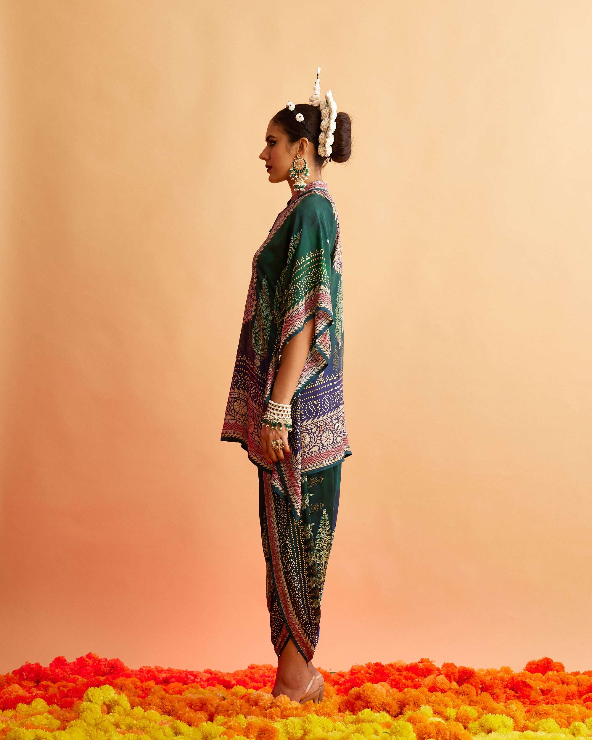 Ganjam : Manju/Sonth - Emerald/Navy