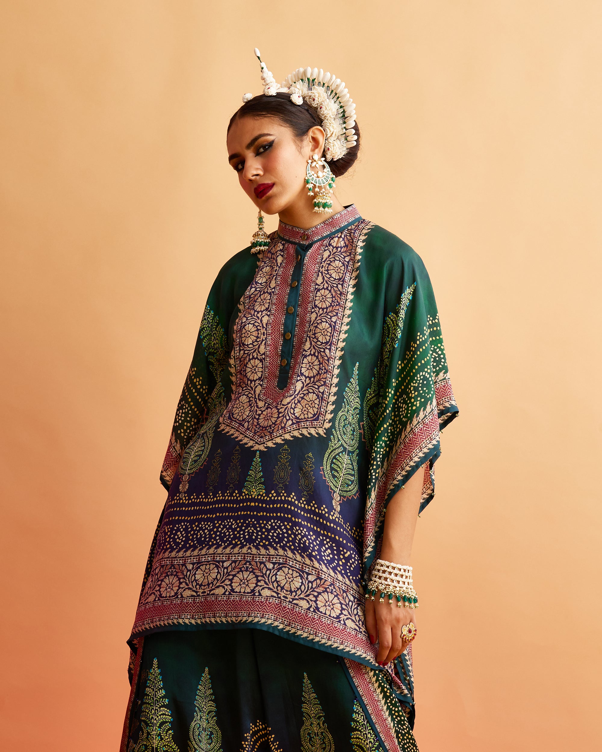 Ganjam : Manju/Sonth - Emerald/Navy