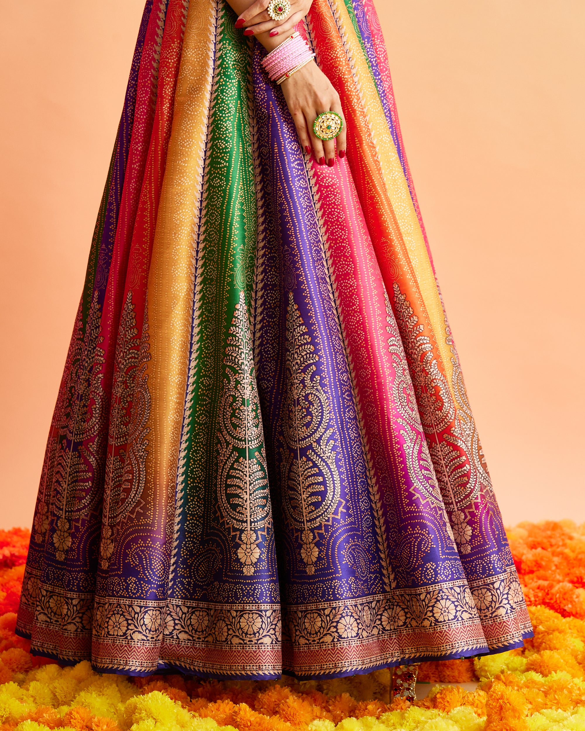 Ganjam : Varsha Leela - Multi/Purple