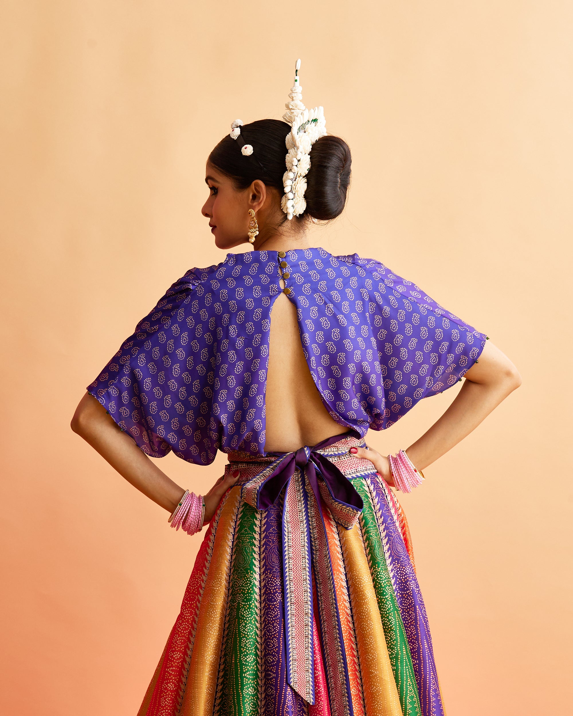 Ganjam : Varsha Leela - Multi/Purple