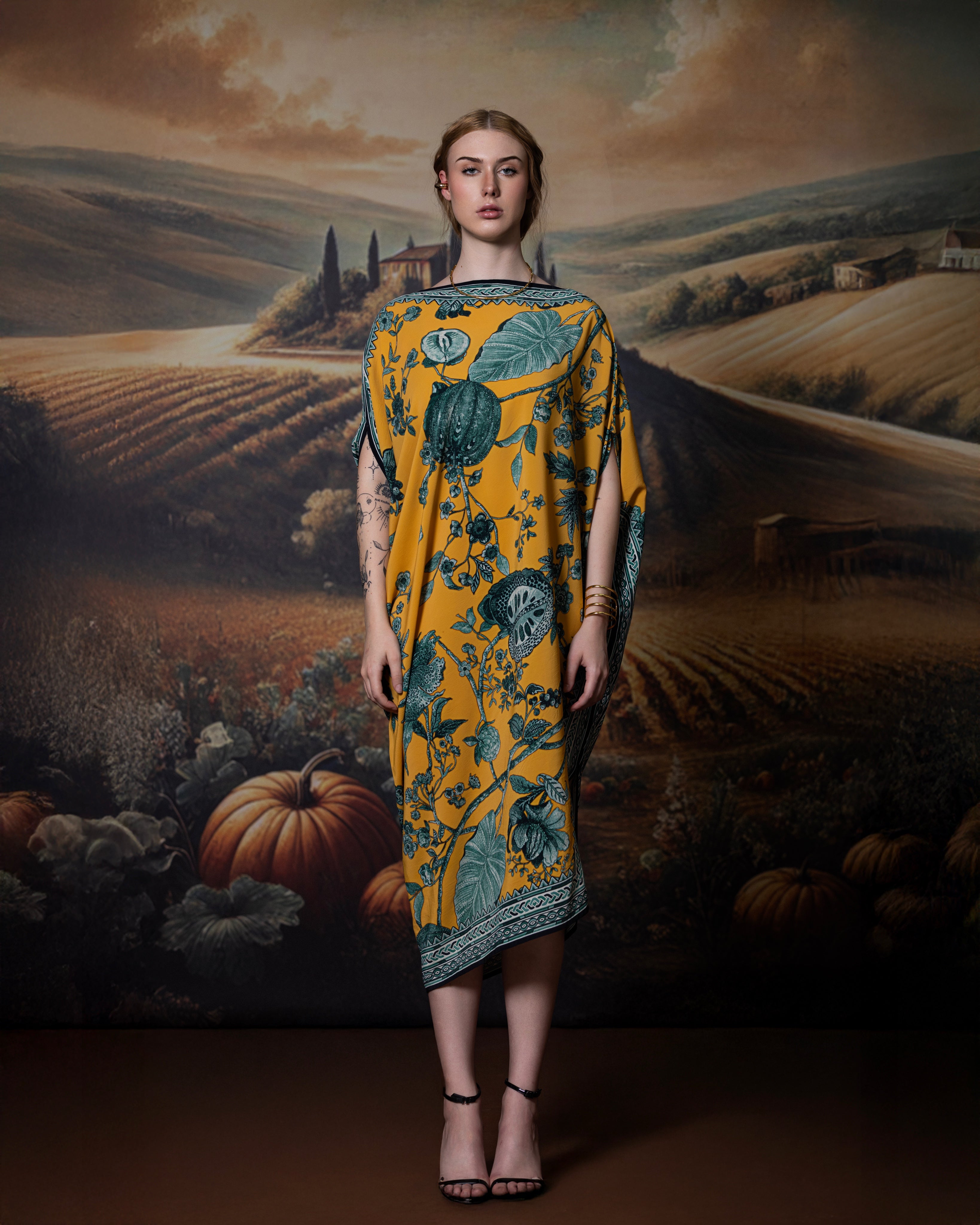 Florence : Lajjo - Yellow/Jade