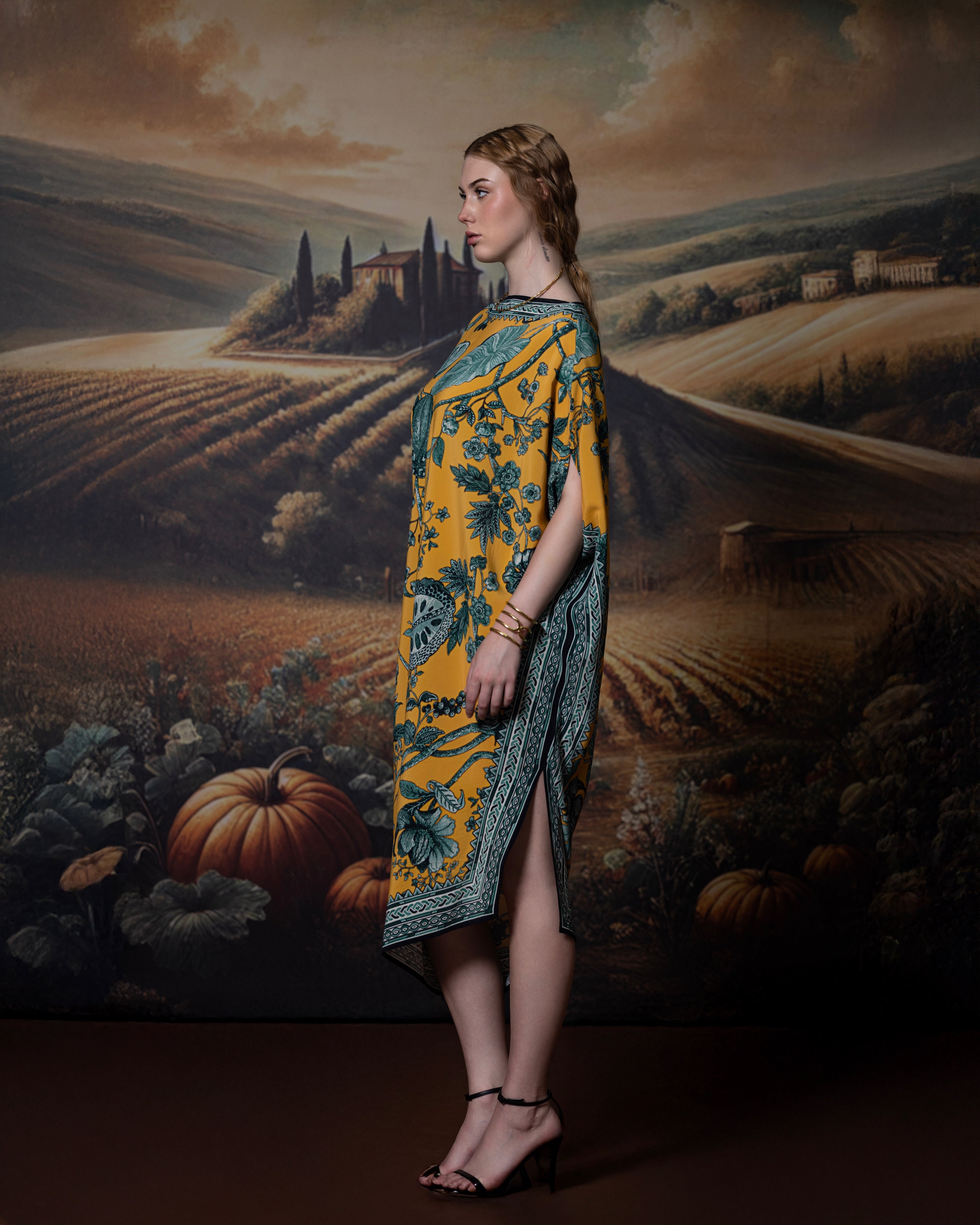 Florence : Lajjo - Yellow/Jade