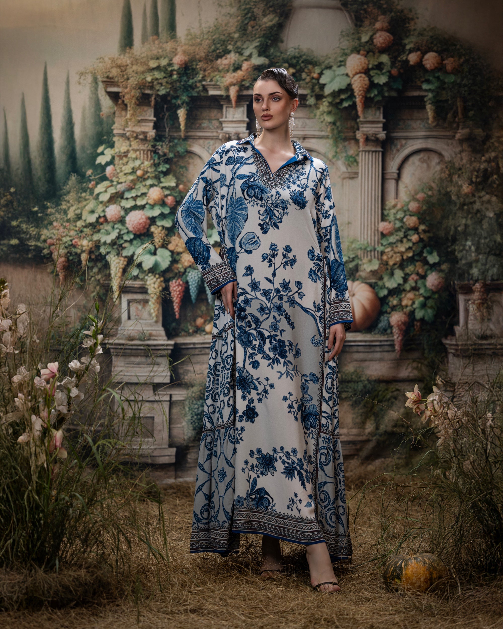 Florence : Erina - Blue/White