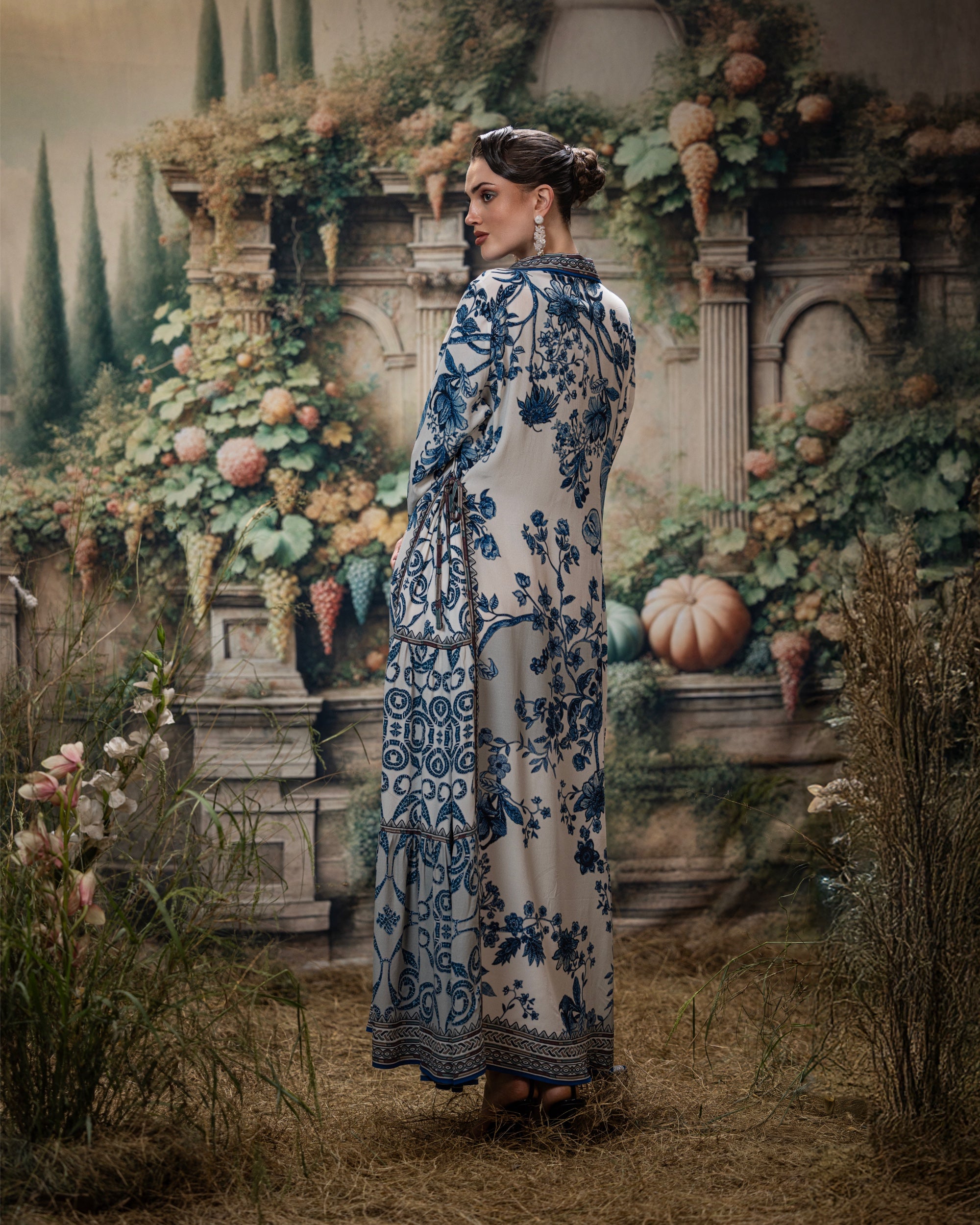 Florence : Erina - Blue/White