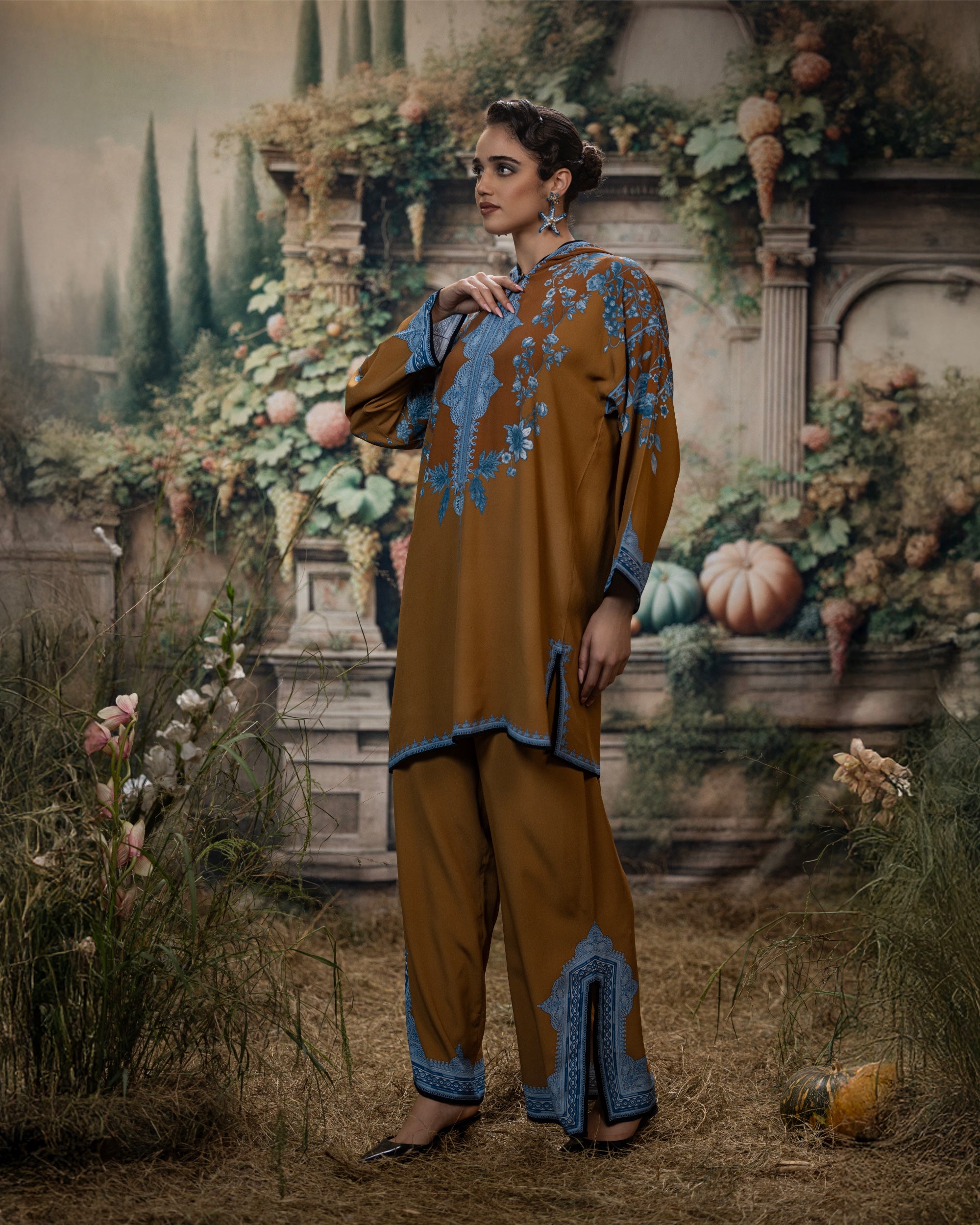 Florence : Alessandra - Caramel/Blue
