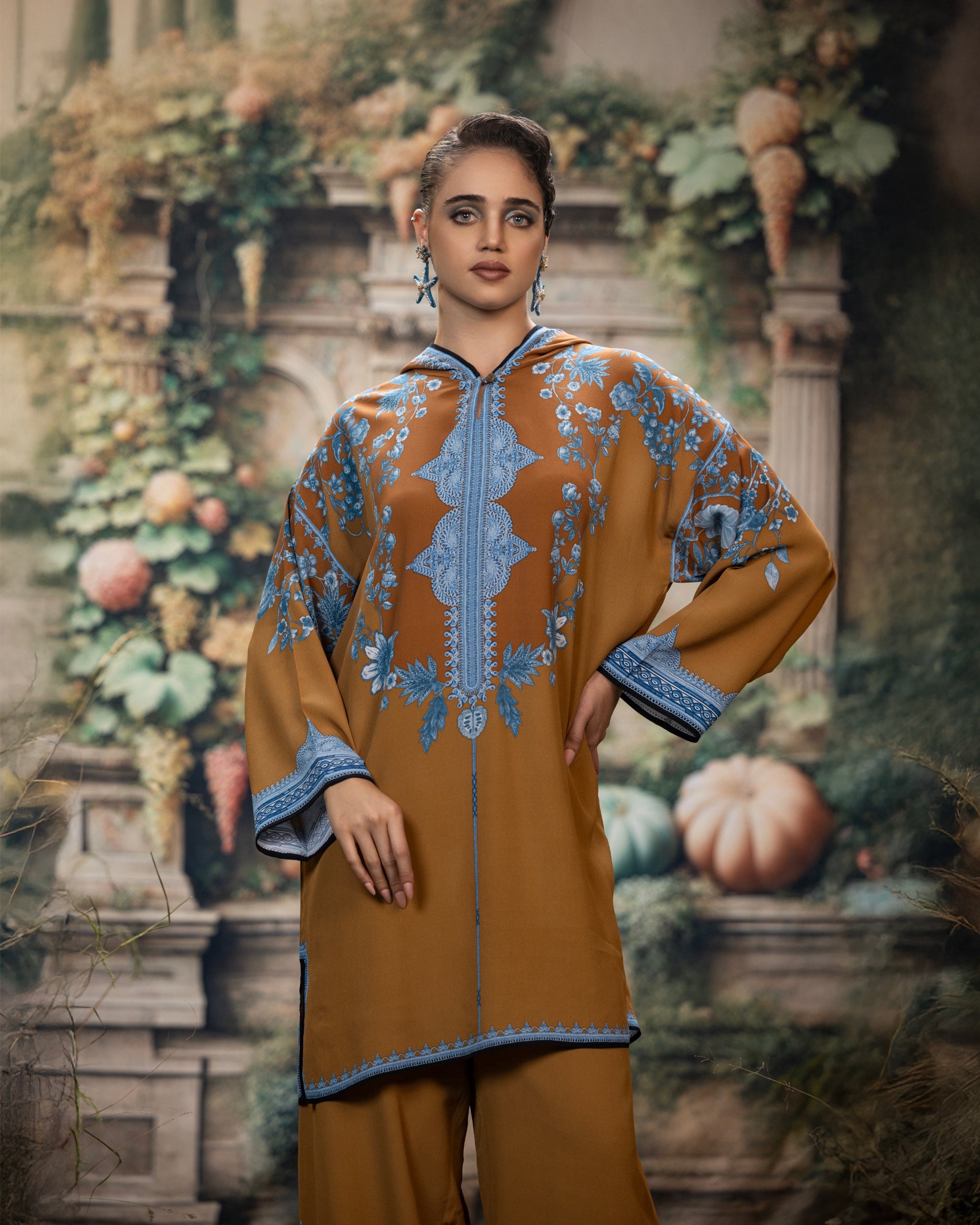Florence : Alessandra - Caramel/Blue