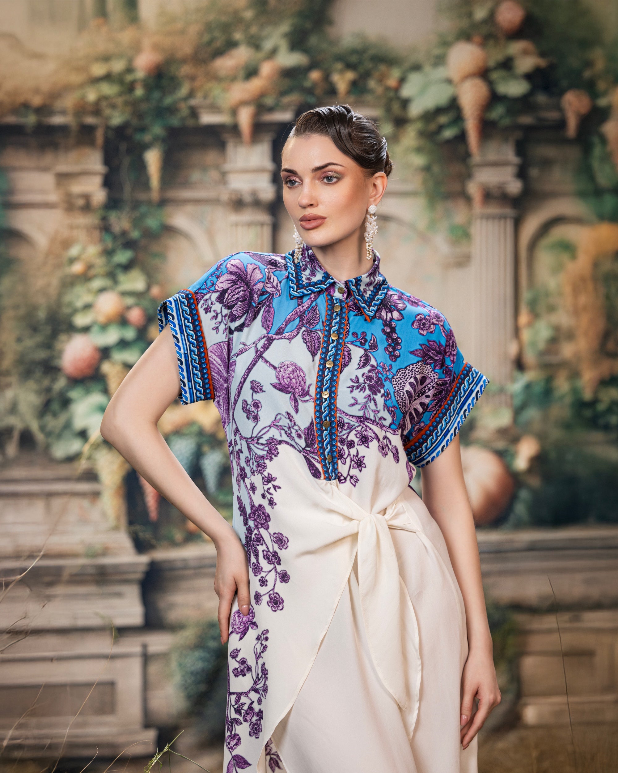 Florence : Aria - Lilac/Blue