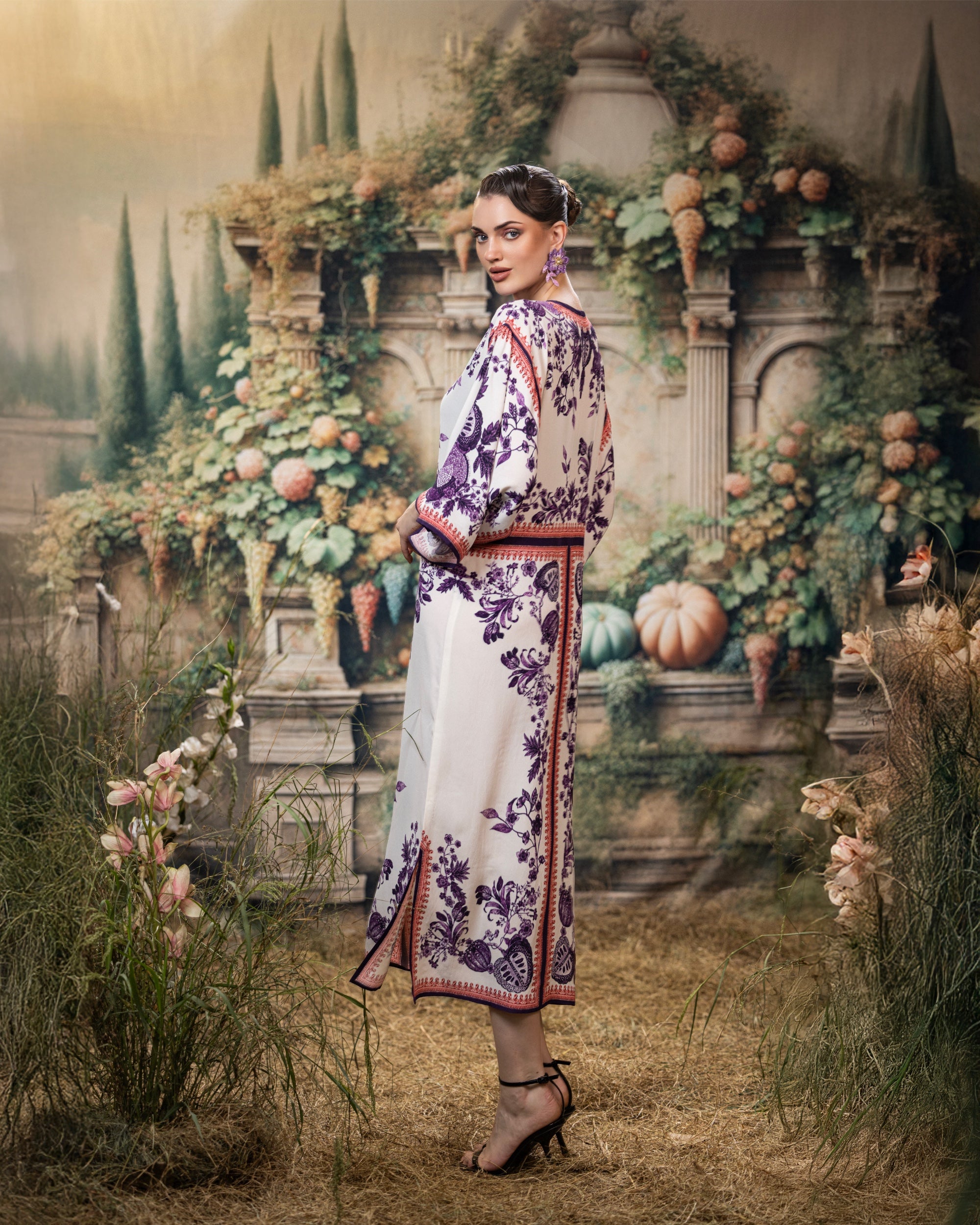 Florence : Alessia - Lilac/White