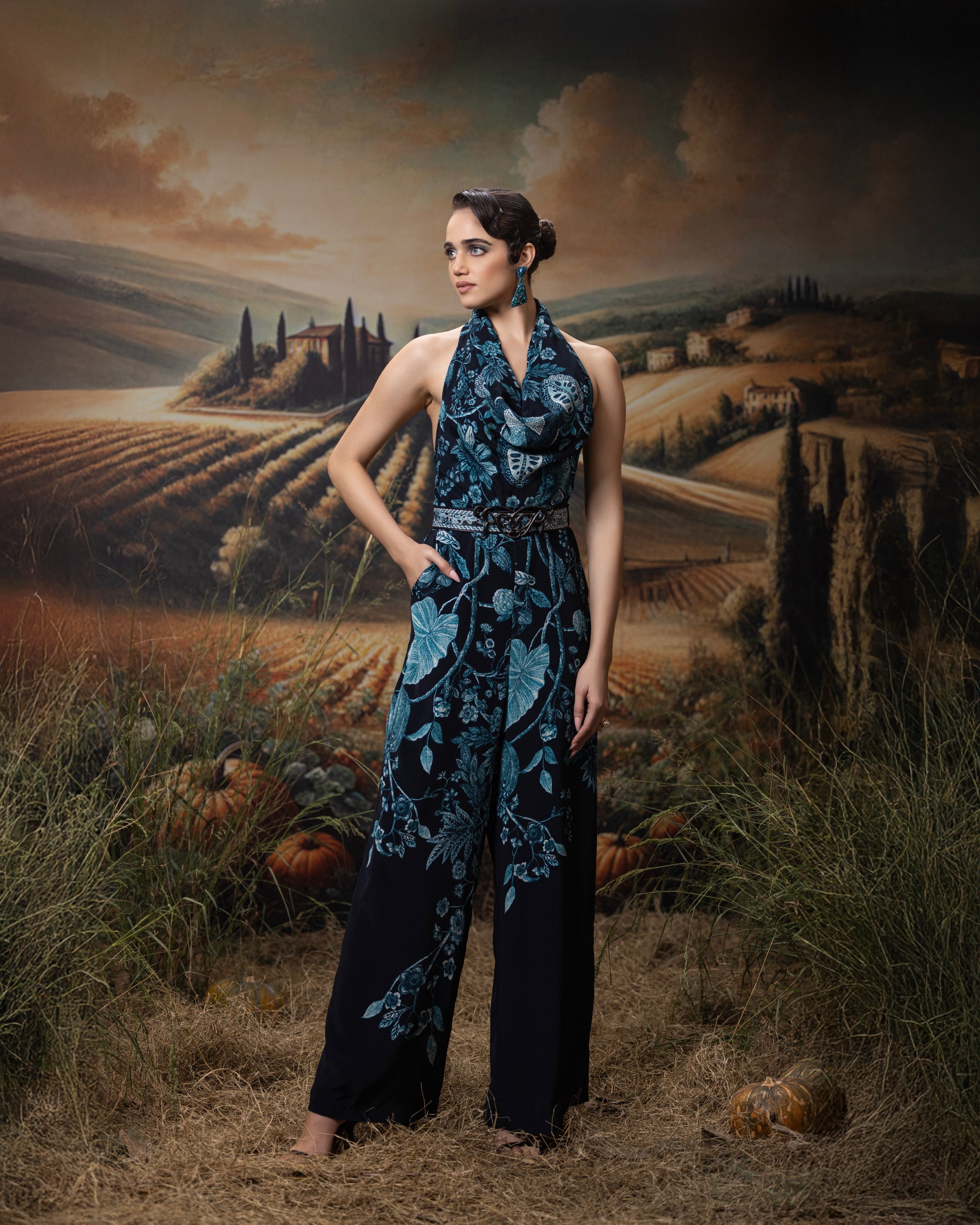 Florence : Enna - Black/Blue