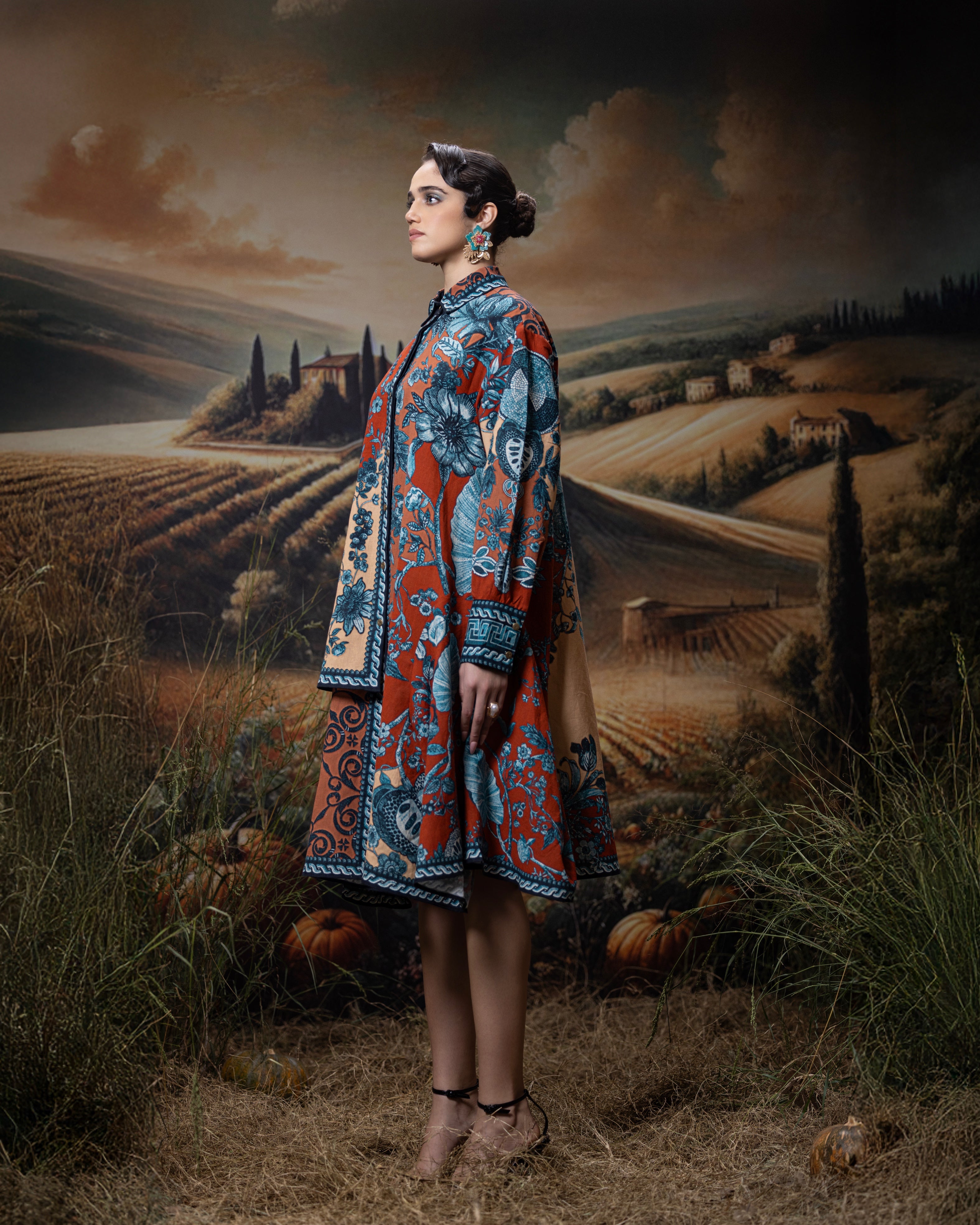 Florence : Livia - Rust/Blue