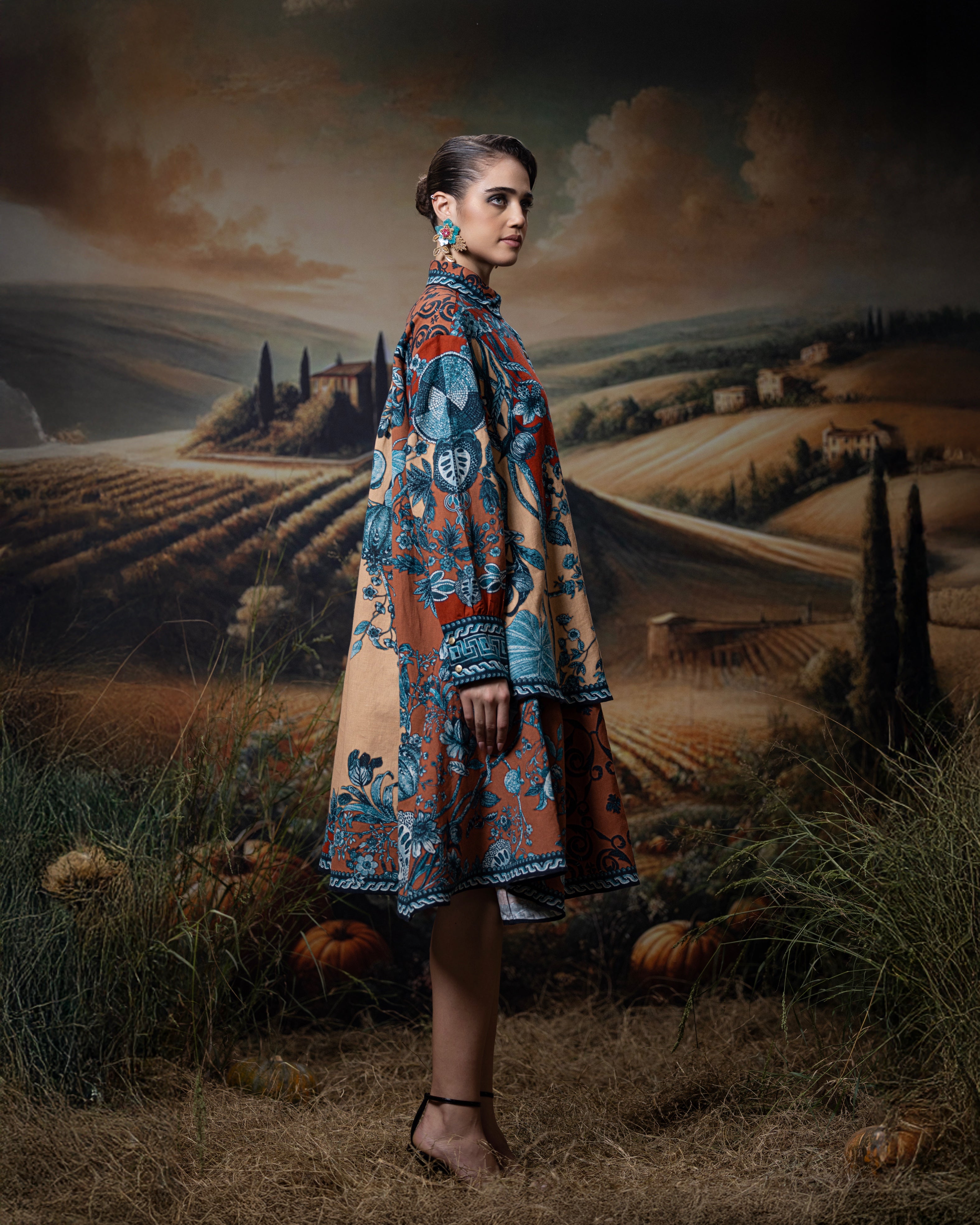 Florence : Livia - Rust/Blue
