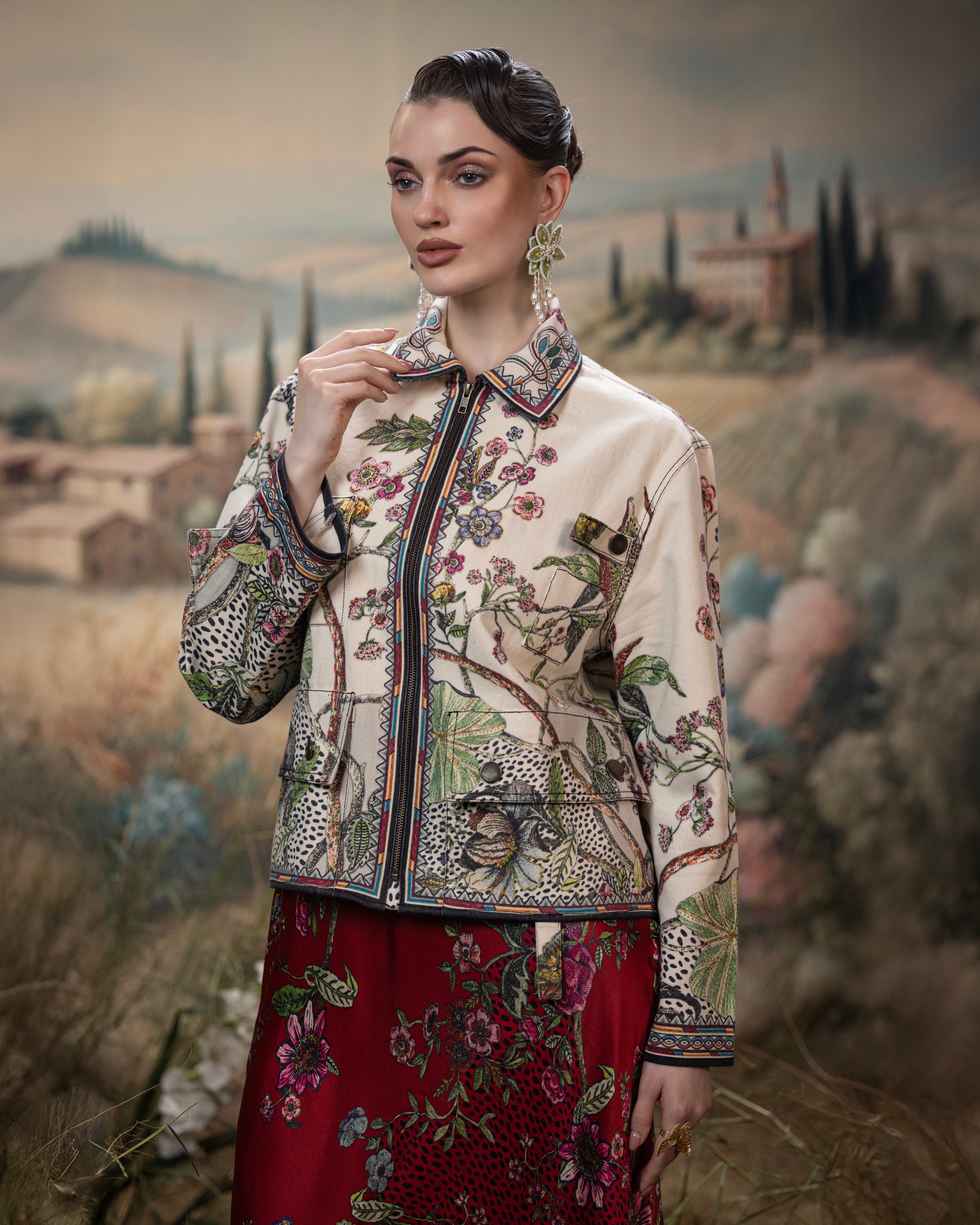 Florence : Cathy/Catherina - Raspberry Beige