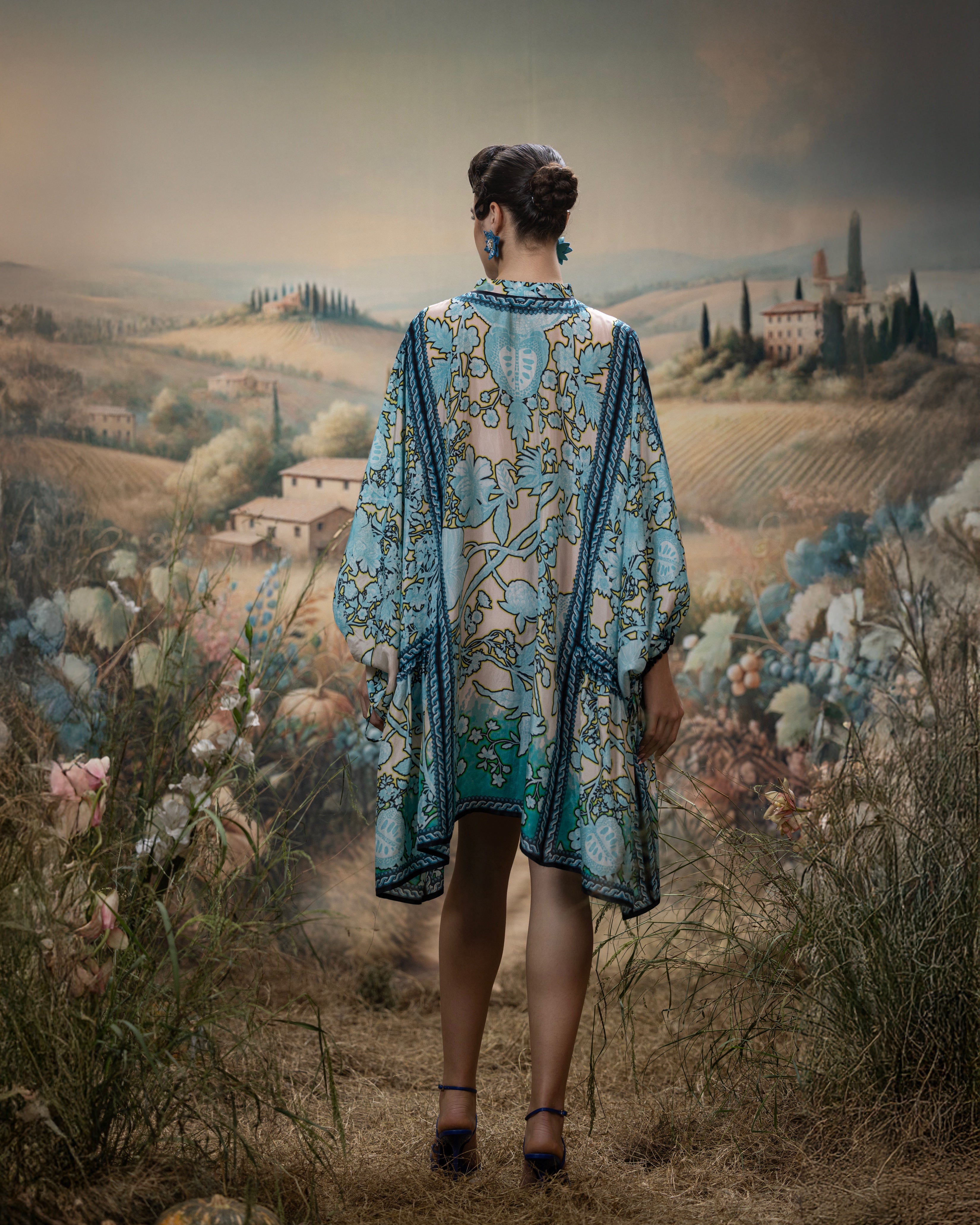 Florence : Valentina - Aqua/Beige