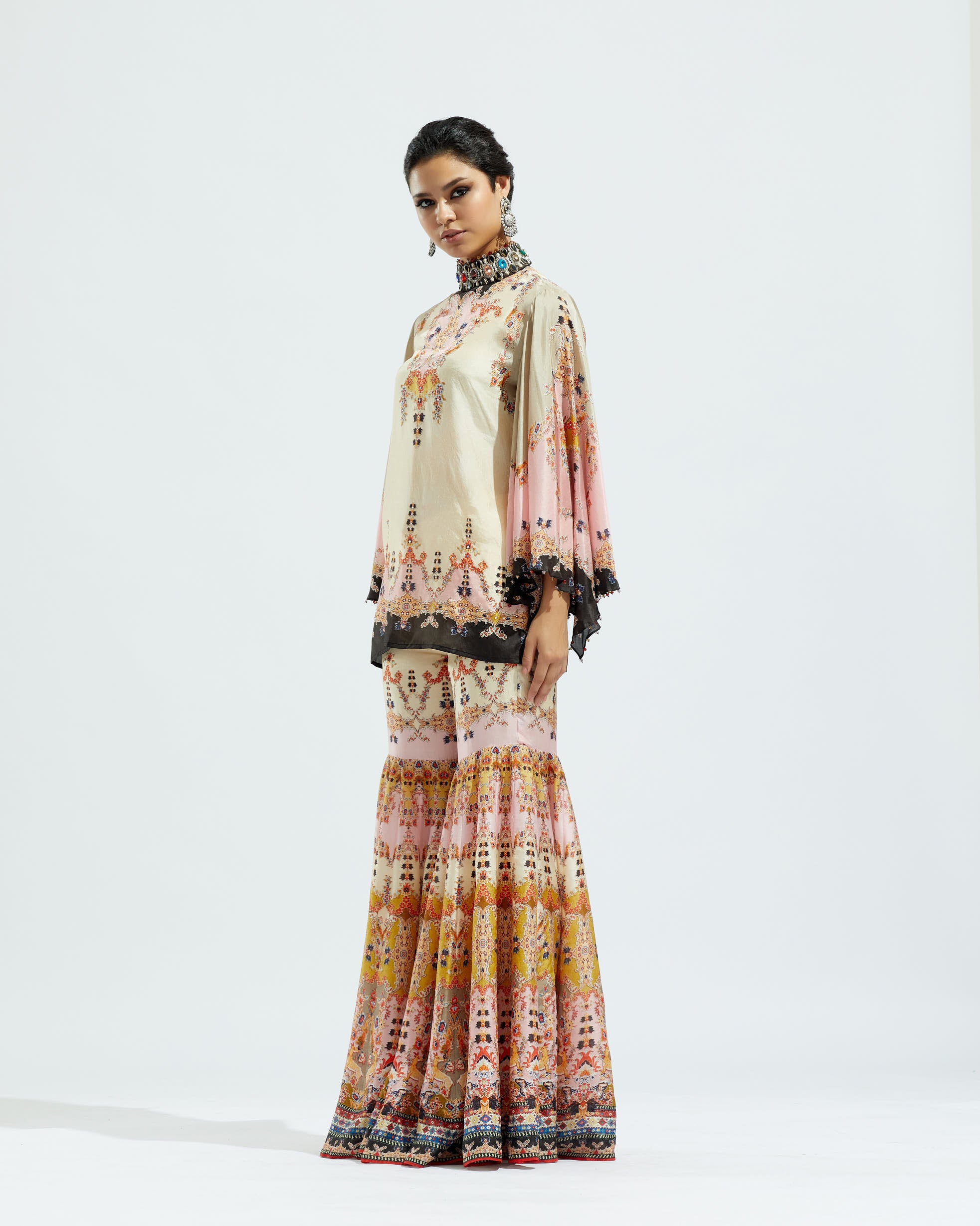 Casablanca : Nylla Sharara - Beige/Blush