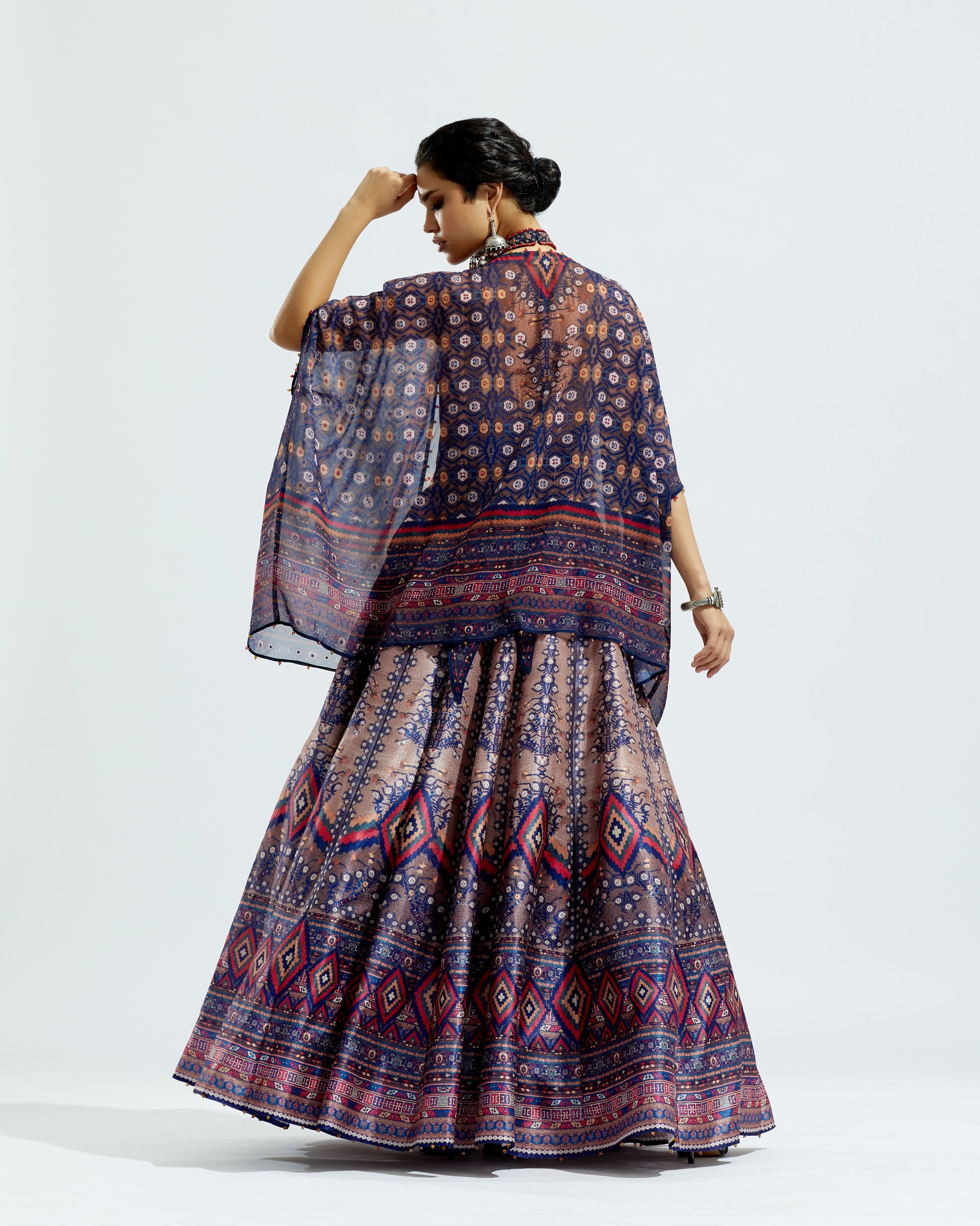 Casablanca : Hanoi Leela - Brown/Navy