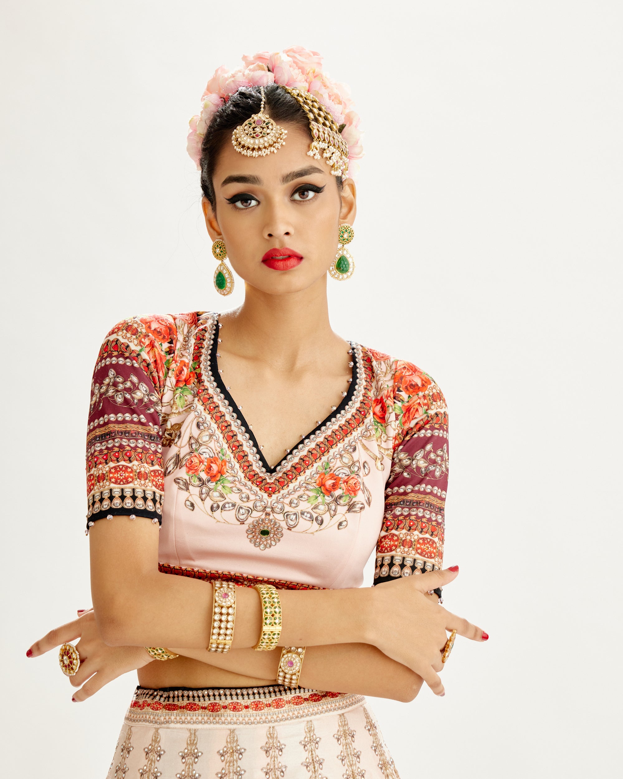Pakeezah : Leela - Ivory/Blush