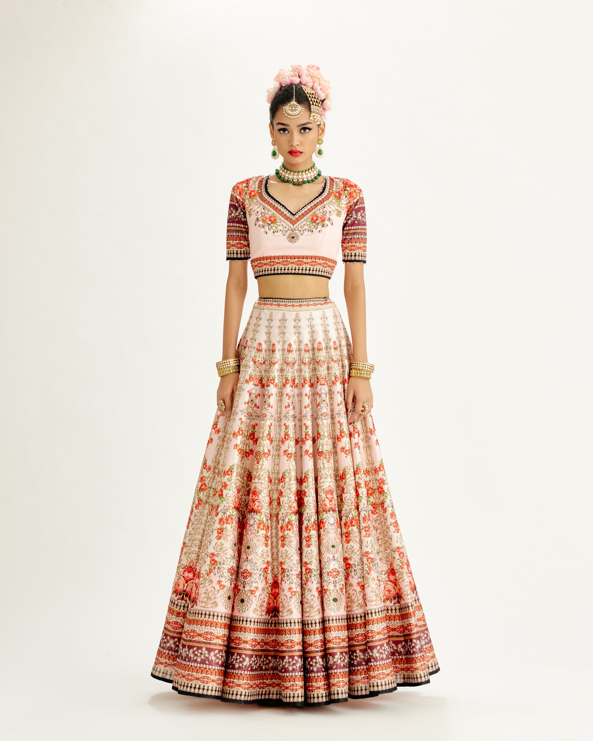 Pakeezah : Leela - Ivory/Blush
