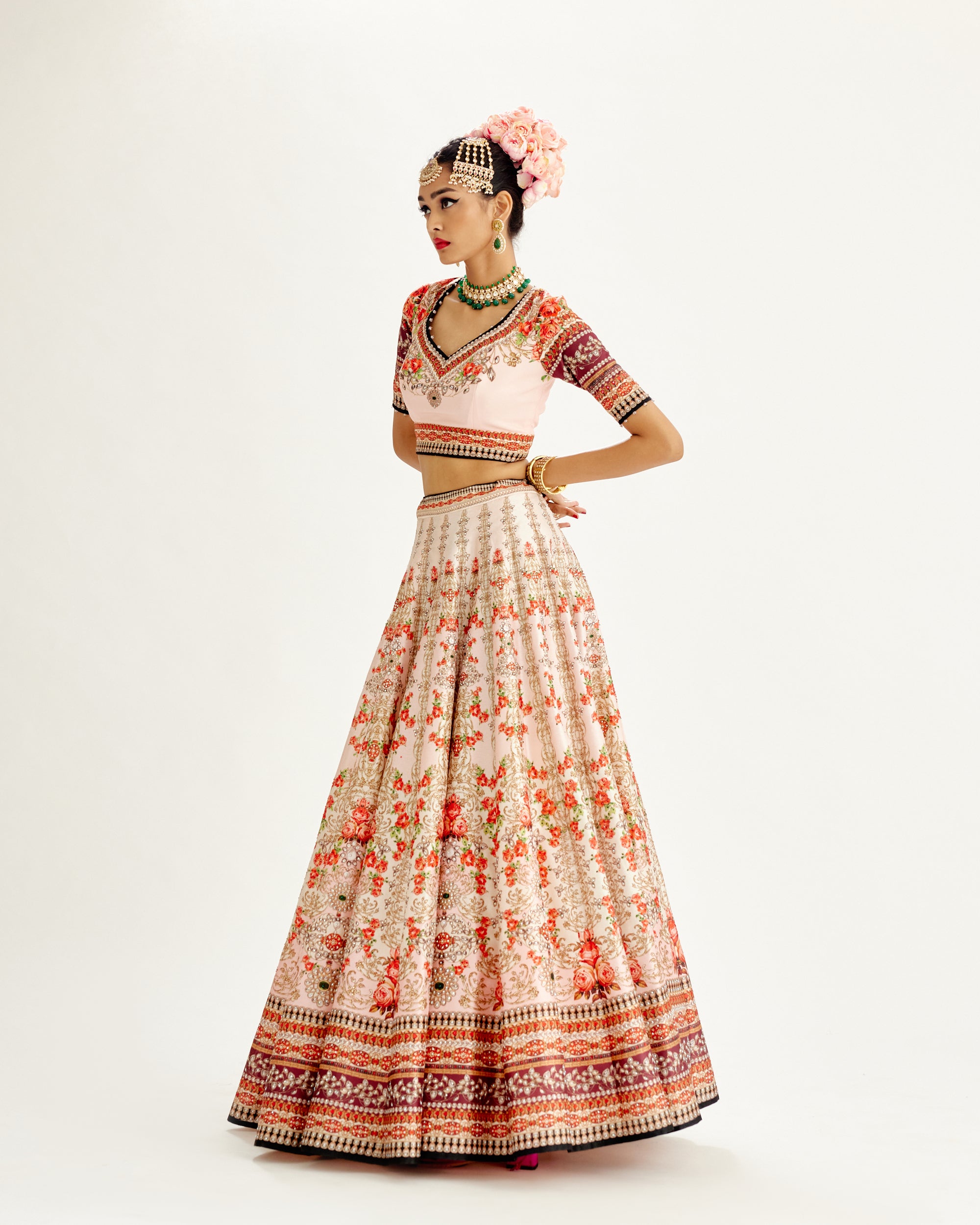 Pakeezah : Leela - Ivory/Blush