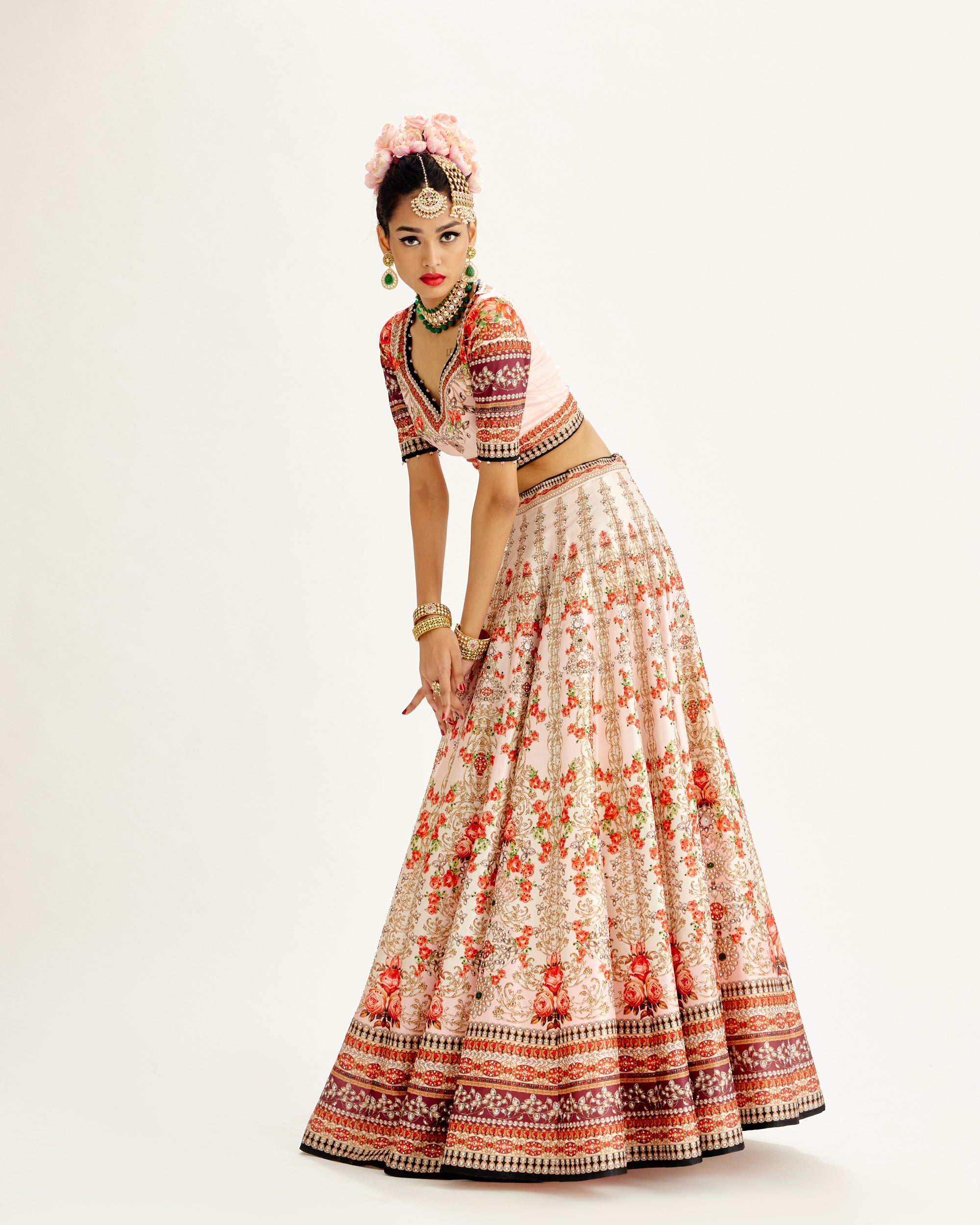 Pakeezah : Leela - Ivory/Blush