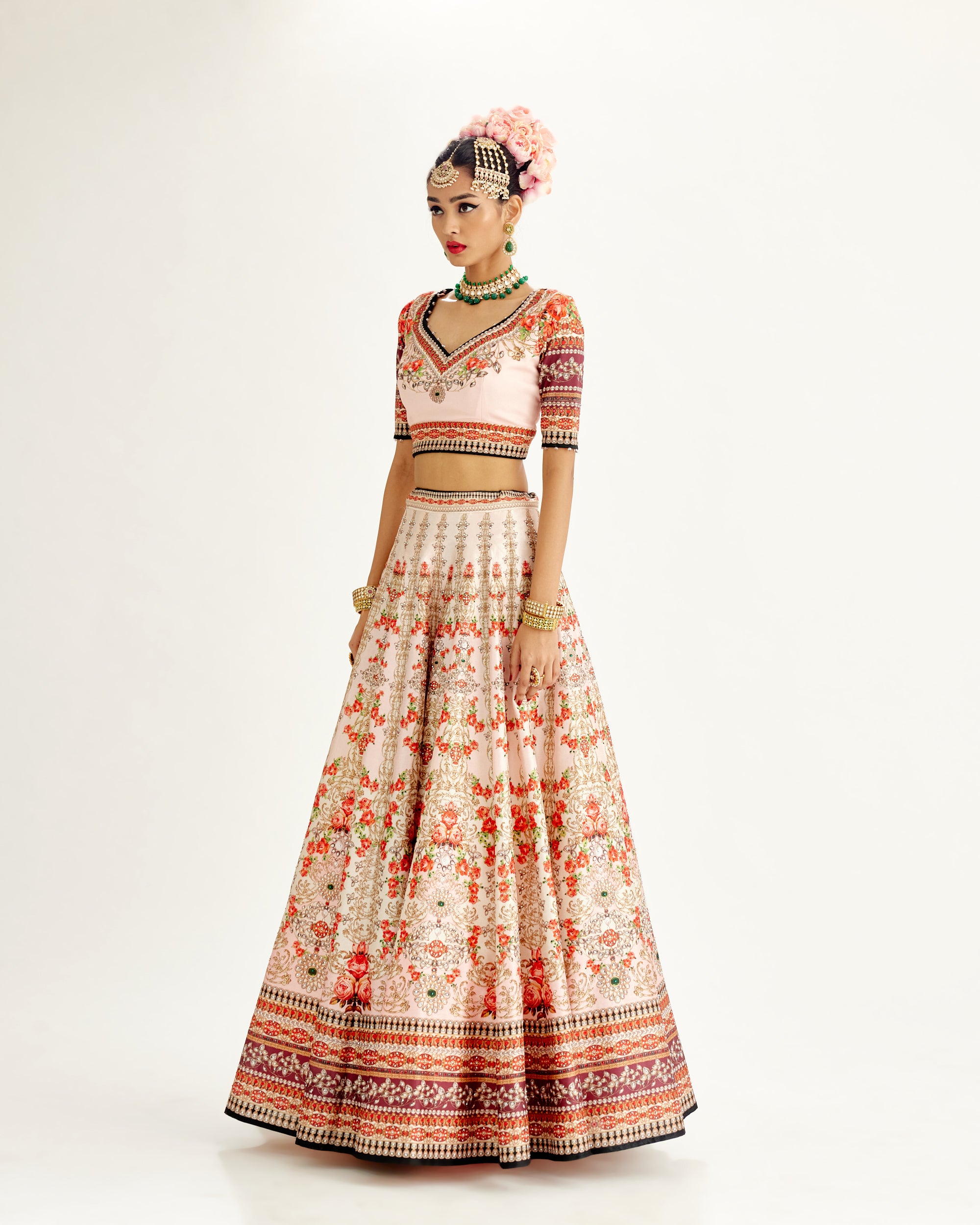 Pakeezah : Leela - Ivory/Blush