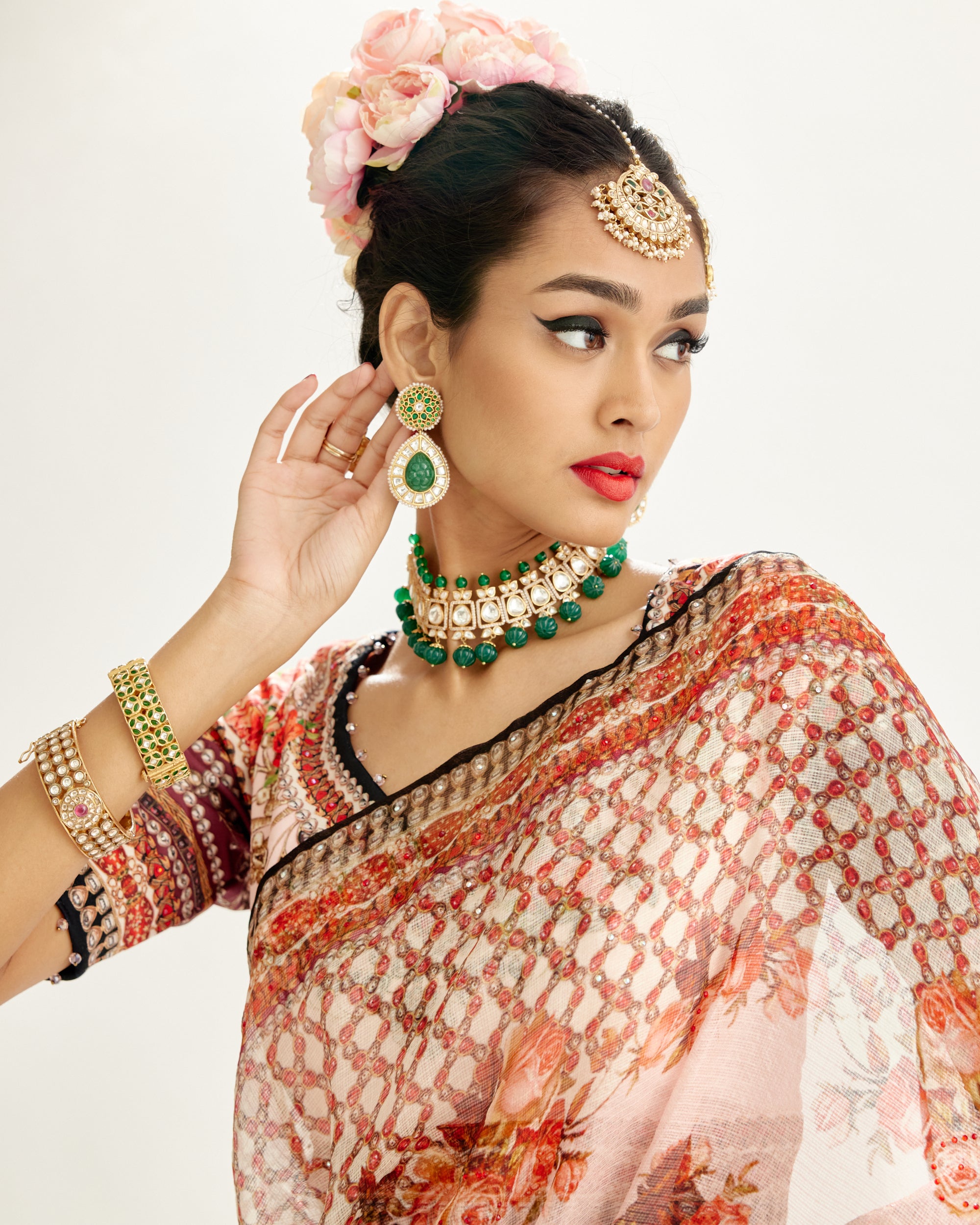 Pakeezah : Leela - Ivory/Blush
