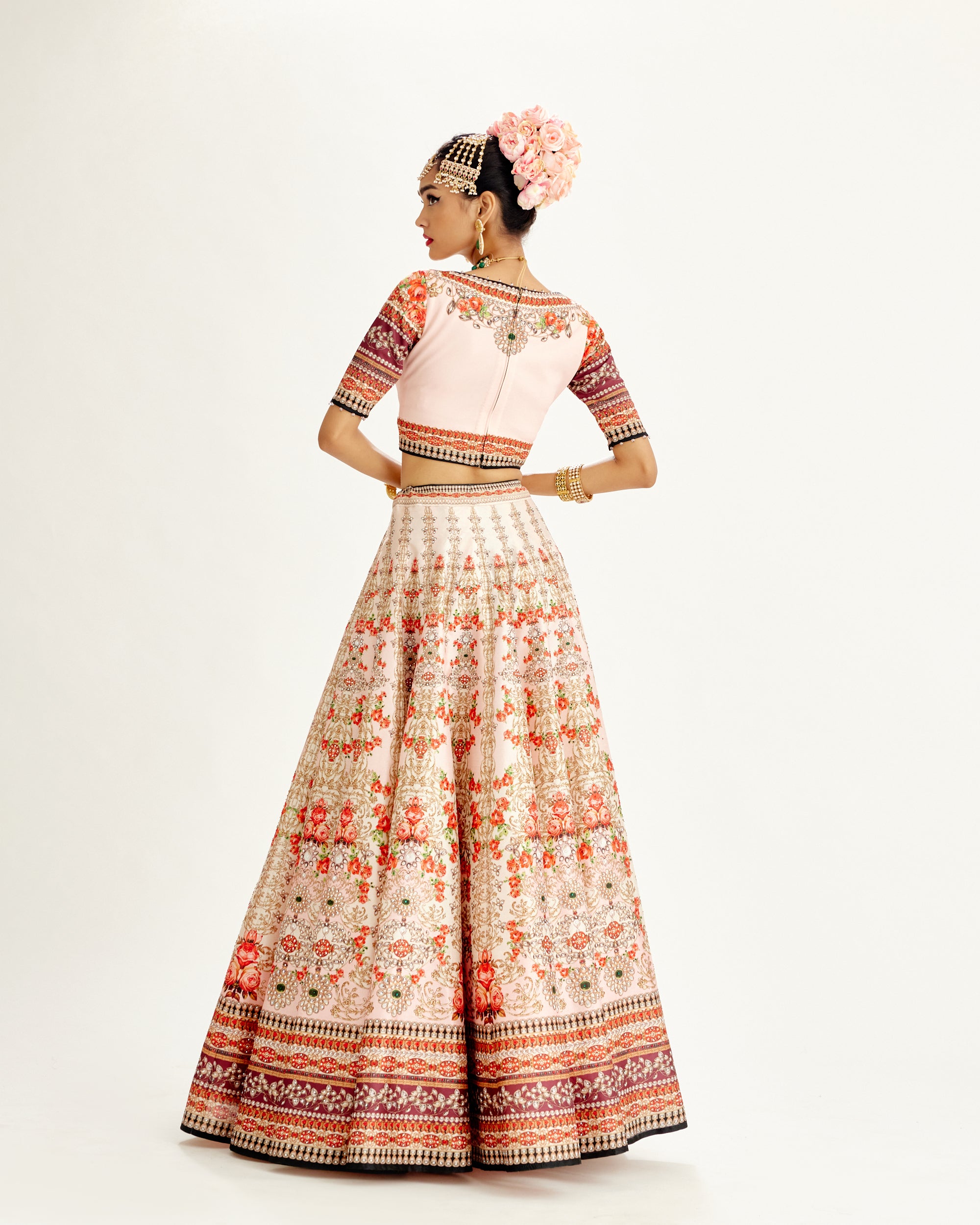 Pakeezah : Leela - Ivory/Blush
