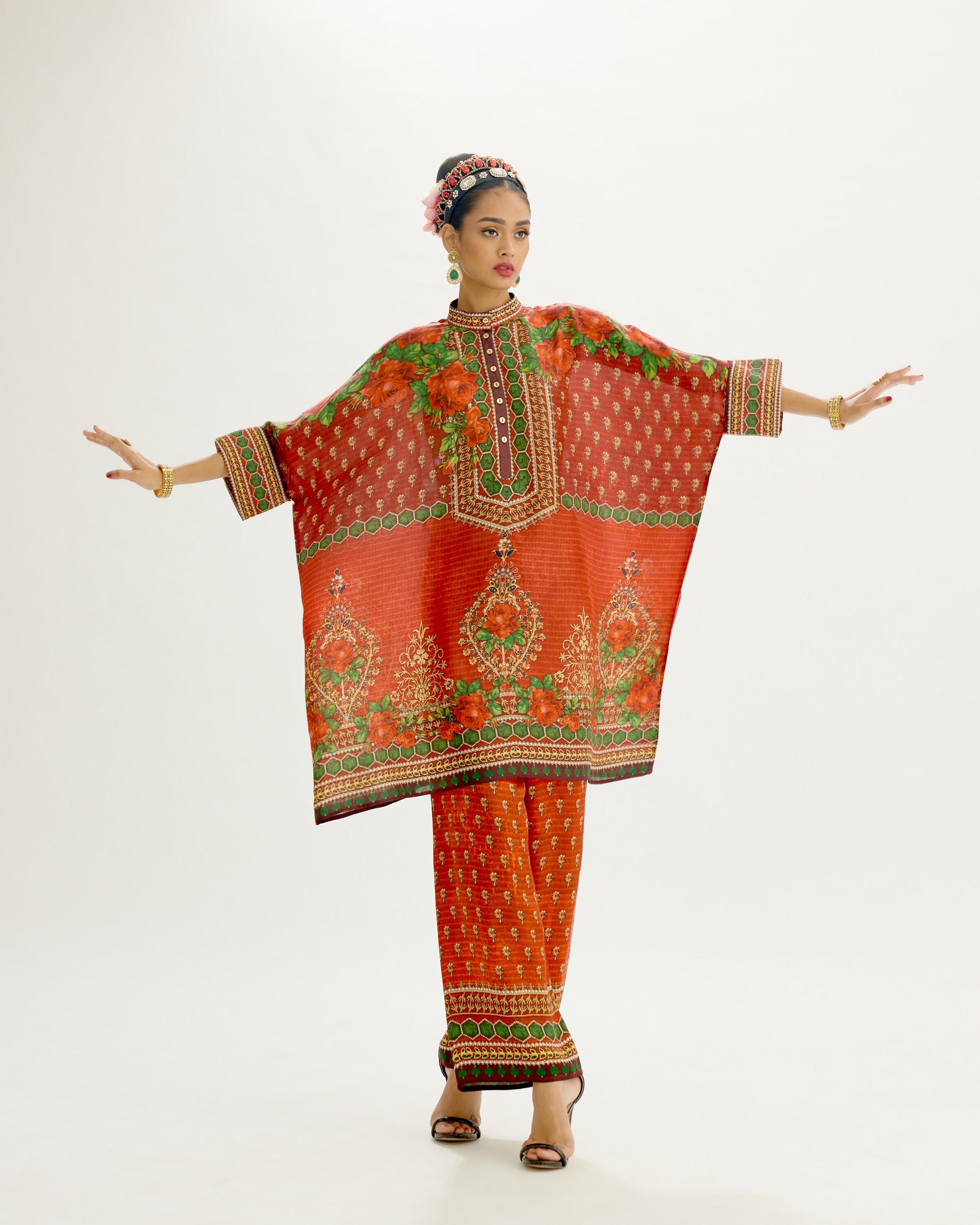 Pakeezah : Chanel 36" - Red