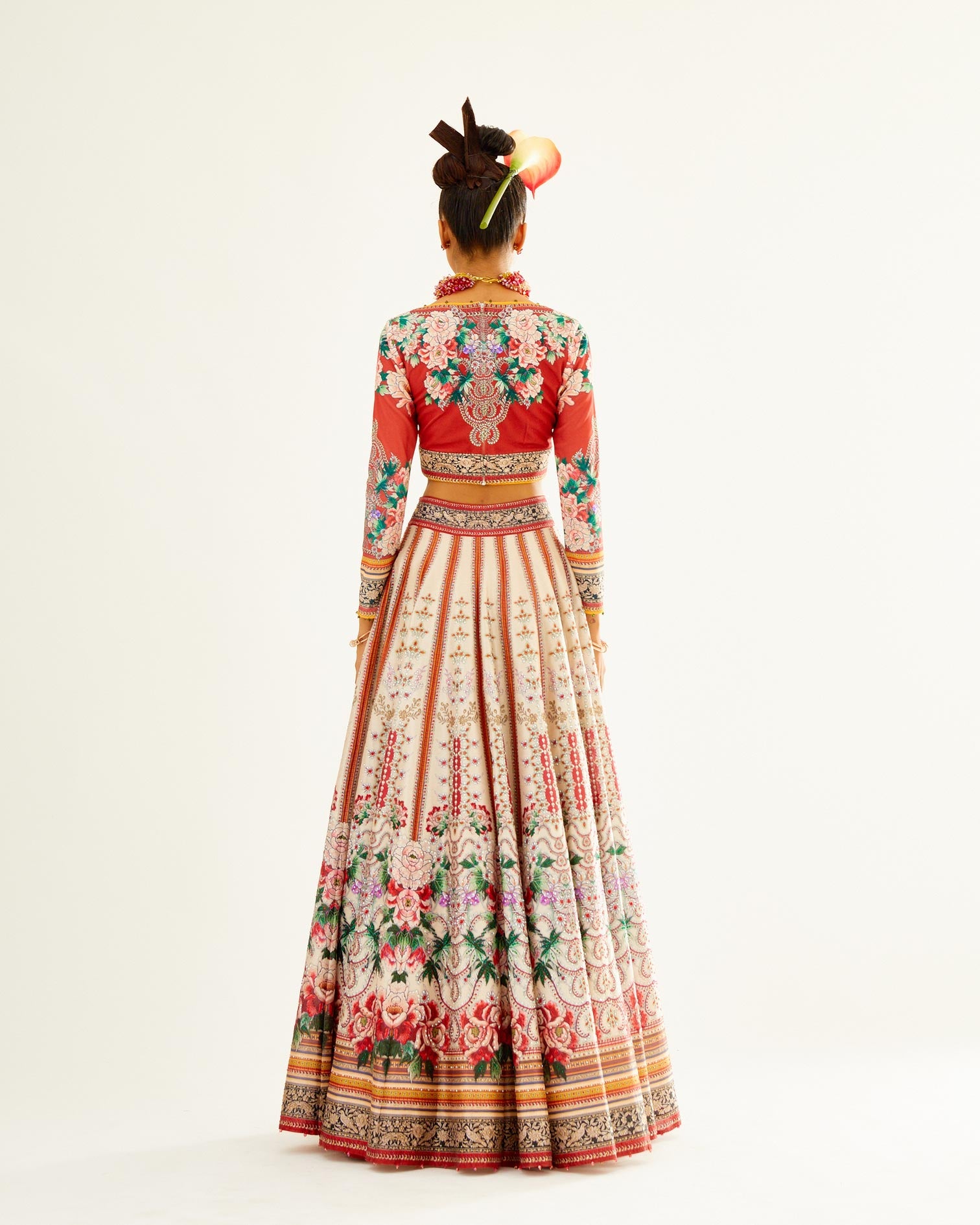 Sayuri : Leela - Ivory/Red