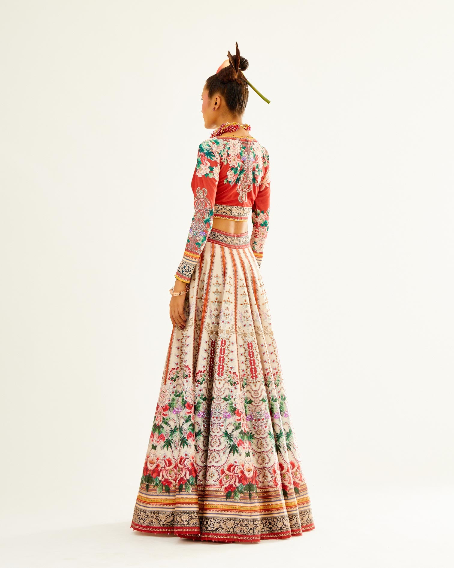 Sayuri : Leela - Ivory/Red
