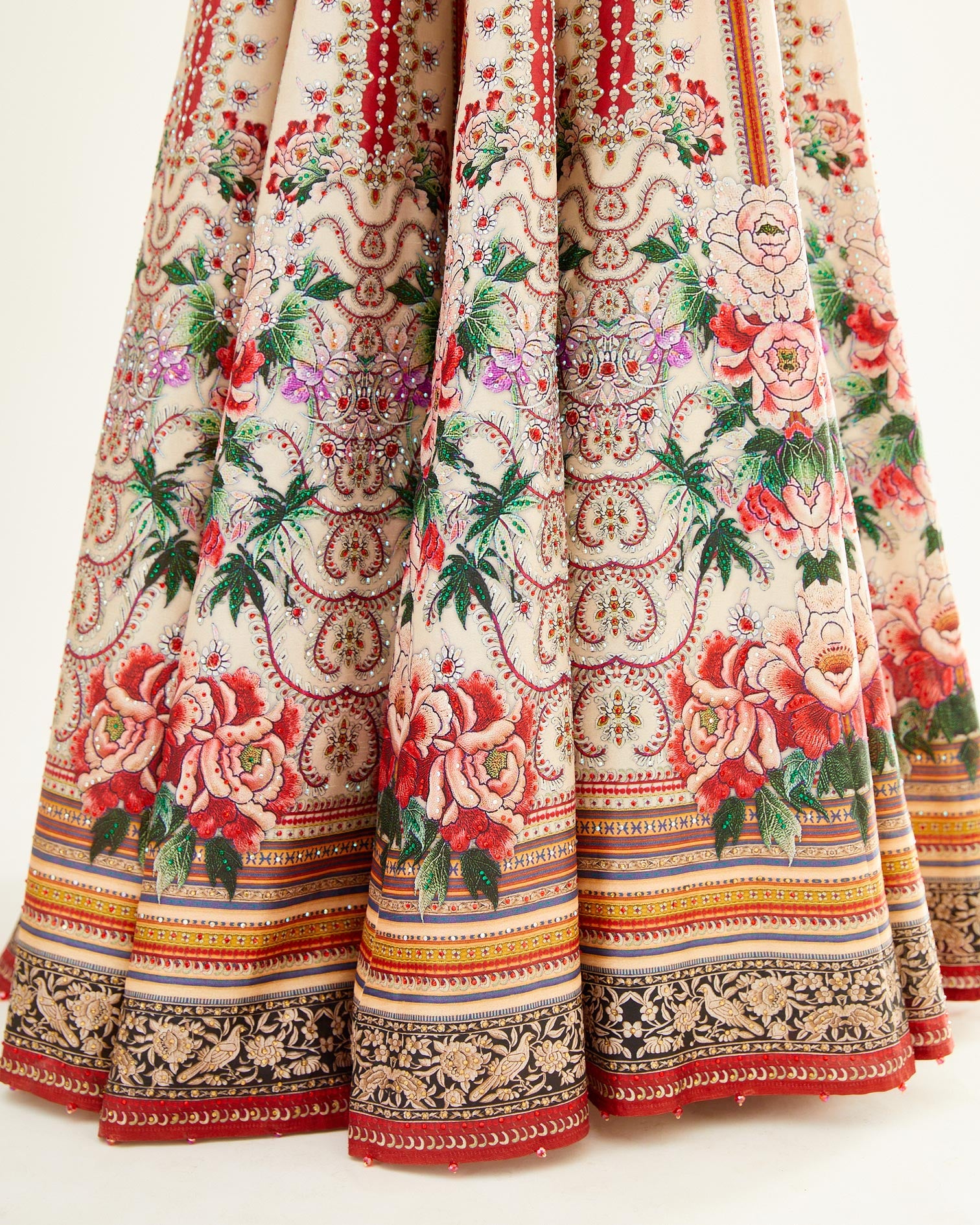 Sayuri : Leela - Ivory/Red